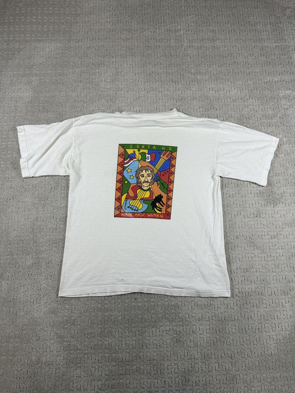Band Tees Vintage Santana Black Magic Woman band tee Size US XL / EU 56 / 4 - 2 Thumbnail