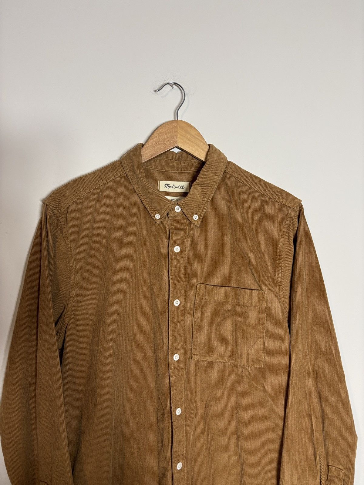 Madewell Madewell Perfect Fit Corduroy Button Up Shirt Medium Size US M / EU 48-50 / 2 - 2 Thumbnail