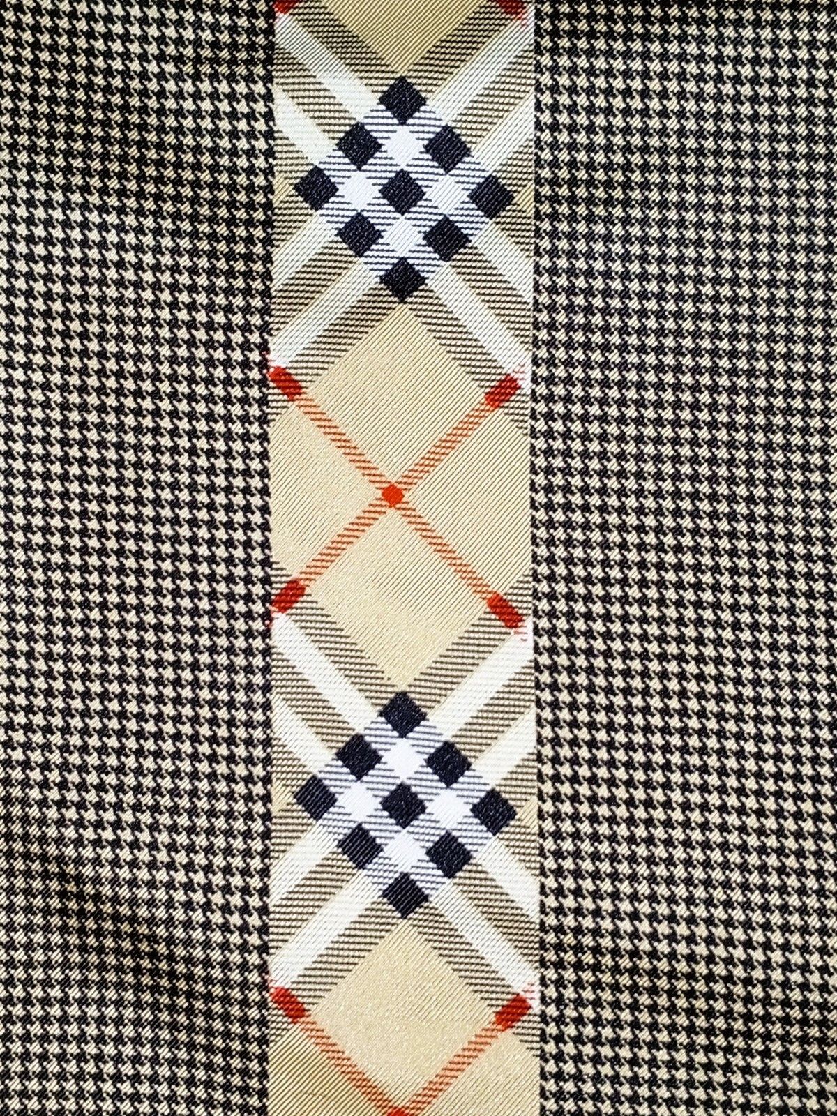Burberry BURBERRY BB LONDON Vintage Novacheck Plaid Silk Scarf Size ONE SIZE - 6 Thumbnail