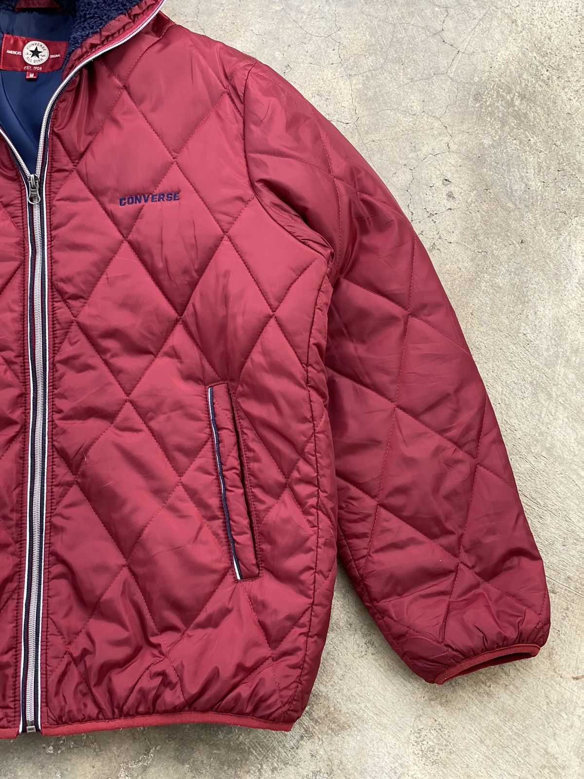 20471120 × Converse Converse Puffer Jacket Hooded Nice Design Size US M / EU 48-50 / 2 - 8 Thumbnail