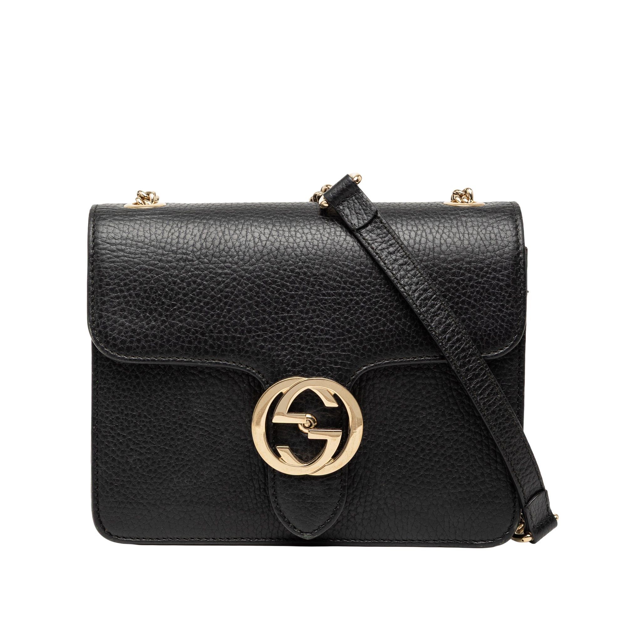 Gucci Small Dollar Calfskin Interlocking G Crossbody Size ONE SIZE - 1 Thumbnail