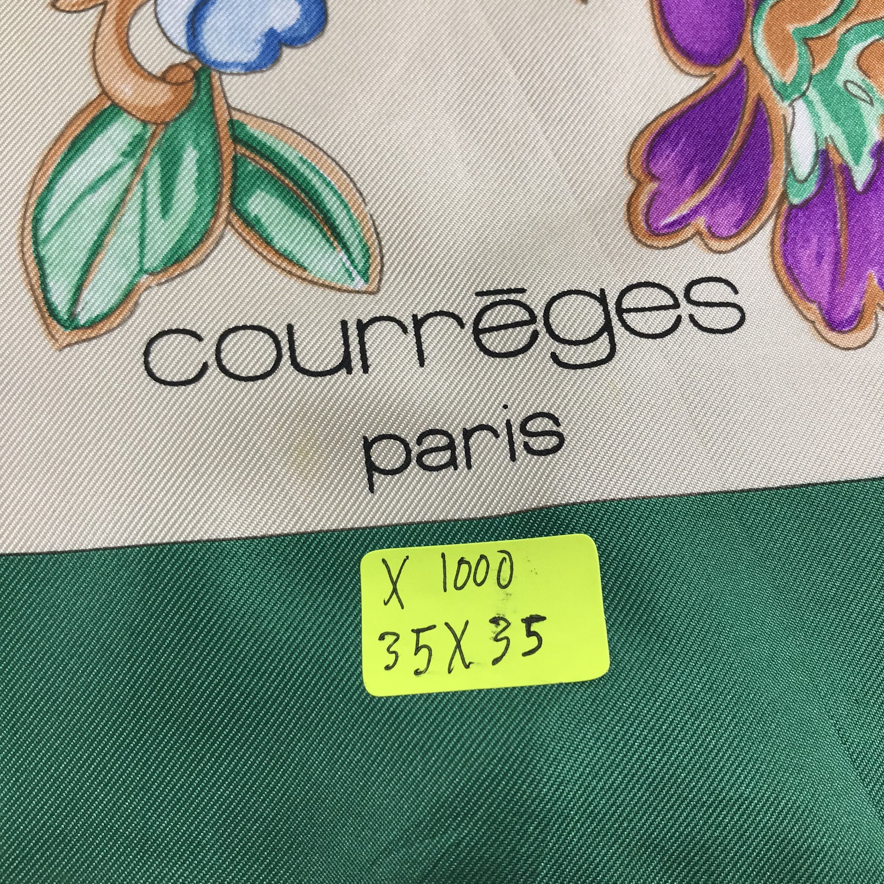 Courreges Vintage Courreges Silk Scarf Size ONE SIZE - 7 Thumbnail