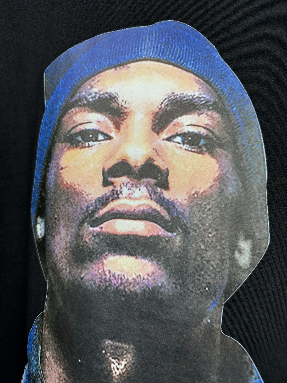 Band Tees × Rap Tees × Snoop Dogg Snoop Doggy Dogg Beware of dogg XL Big Face Men Black Tshirt Size US XL / EU 56 / 4 - 8 Thumbnail