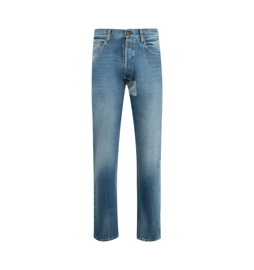 Maison Margiela o1h1sh11225 5 Pocket Jeans in Blue Size US 34 / EU 50 - 1 Thumbnail