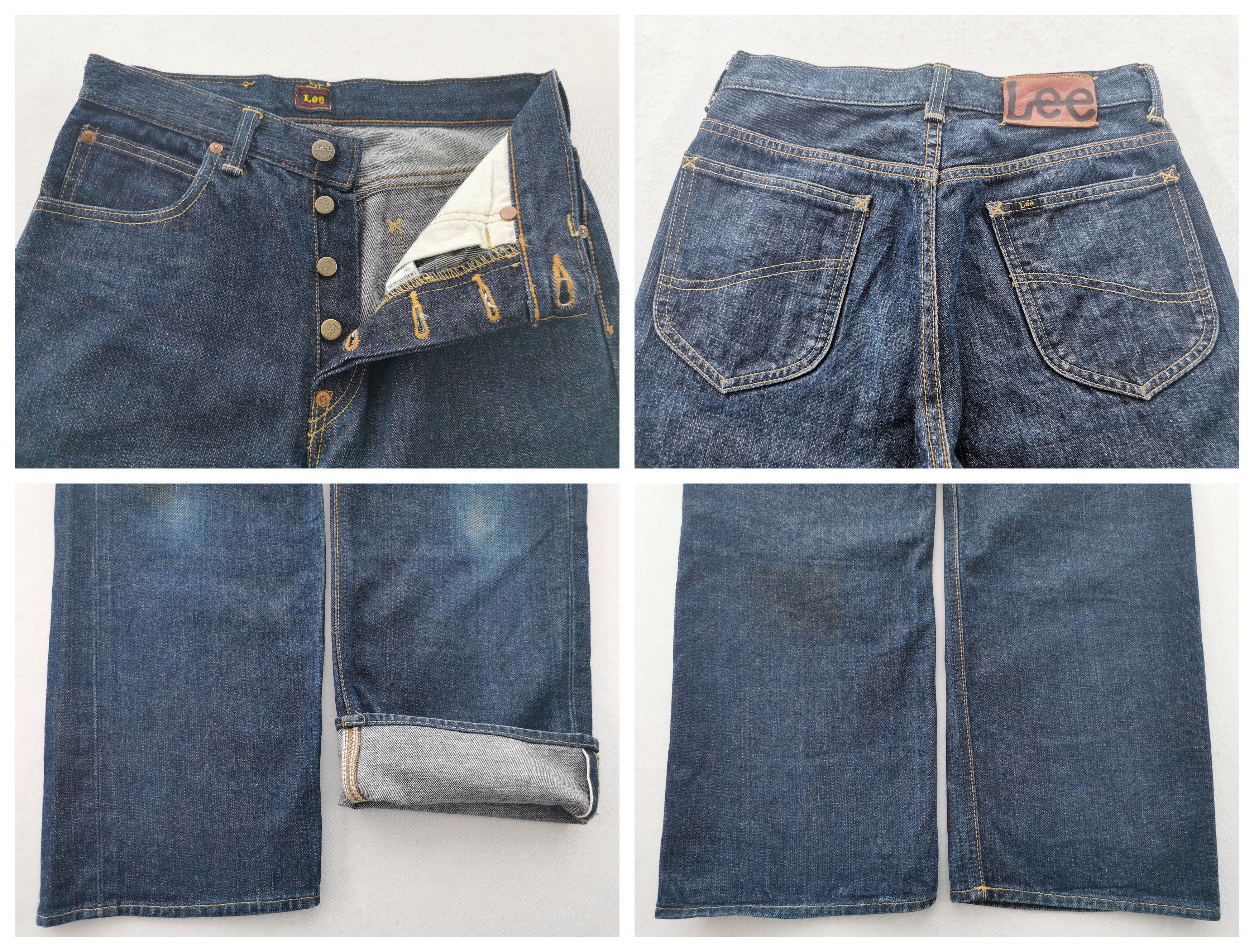 Lee Vintage Lee Half Selvedge Denim Made In Japan Size 29/29x33 Size US 29 - 7 Thumbnail