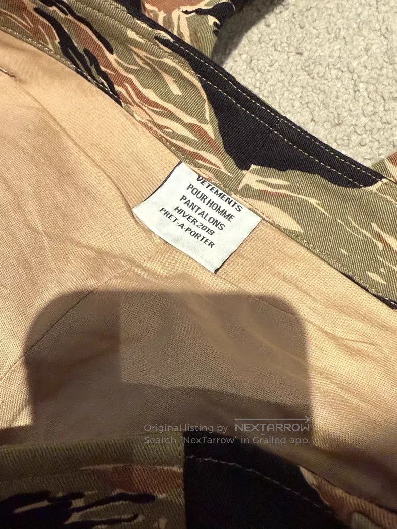 Vetements Vetements size S Camouflage Pants Size US 27 - 3 Thumbnail
