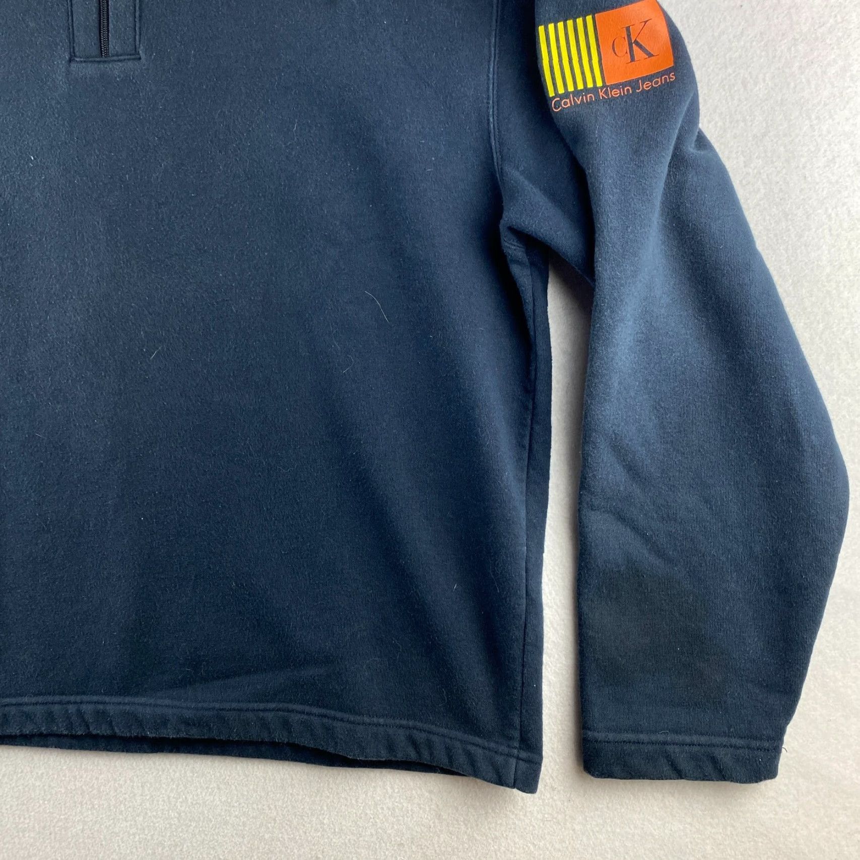 Calvin Klein VINTAGE Calvin Klein Sweater Mens 2XL Black 1/4 ZipPullover USA Made 90s CK Calvin Klein Sweater Mens 2XL Black 1/4 ZipPullover USA Made 90s Size US XXL / EU 58 / 5 - 6 Thumbnail