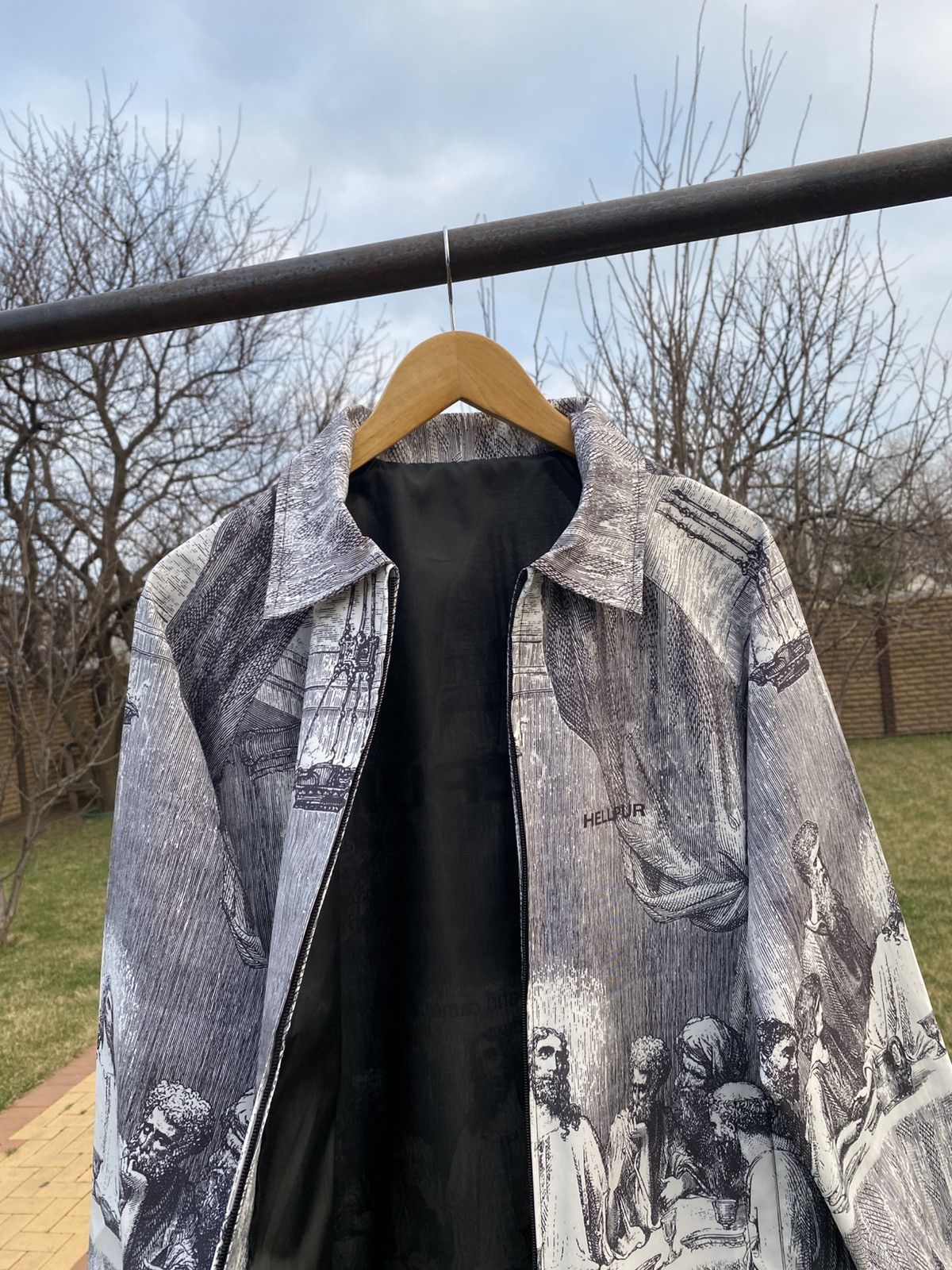 Vintage Hellpur “The Last Supper” Da Vinci Art Print Jacket XL Size US XL / EU 56 / 4 - 3 Thumbnail