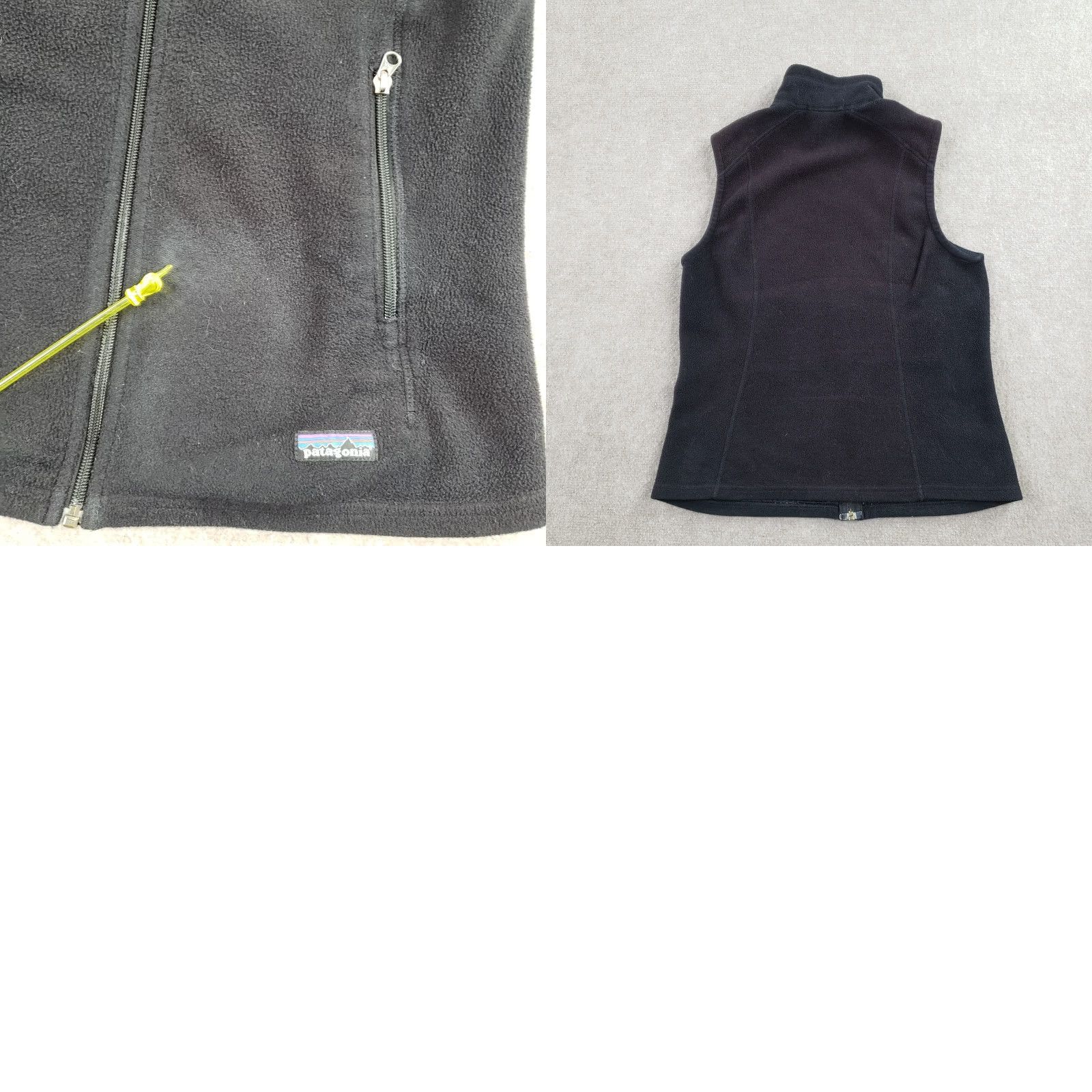 Patagonia VINTAGE Patagonia Synchilla Vest Womens M Black Fleece Full Zip Pockets ZZ Size M / US 6-8 / IT 42-44 - 8 Thumbnail