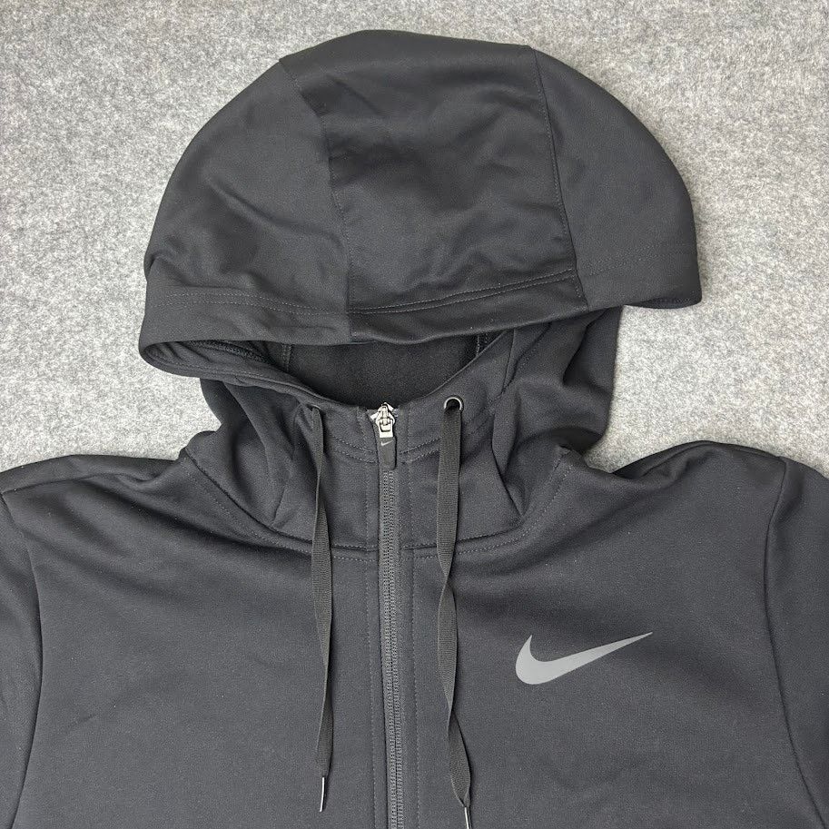 Nike Nike Therma-FIT Black Zip Swoosh Training Hoodie Mens Medium Size US M / EU 48-50 / 2 - 2 Thumbnail