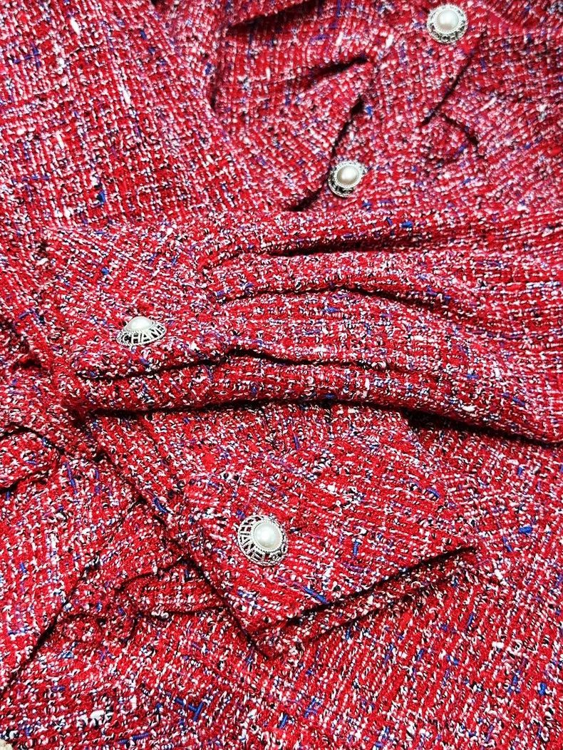 Chanel Chanel 19P Spring and Summer Preview Series Red Ruffle Mix Size XS / US 0-2 / IT 36-38 - 3 Thumbnail