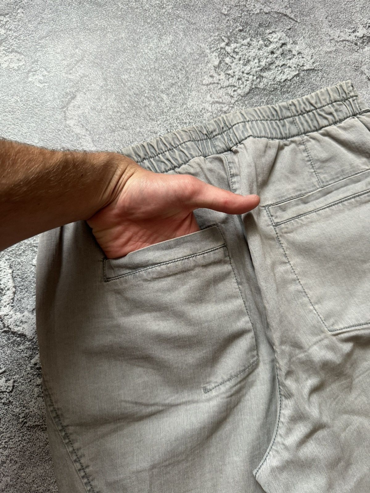 Vintage Oska 1size gray Wmns pant trouser chino relaxed faded Size 26" / US 2 / IT 38 - 14 Thumbnail