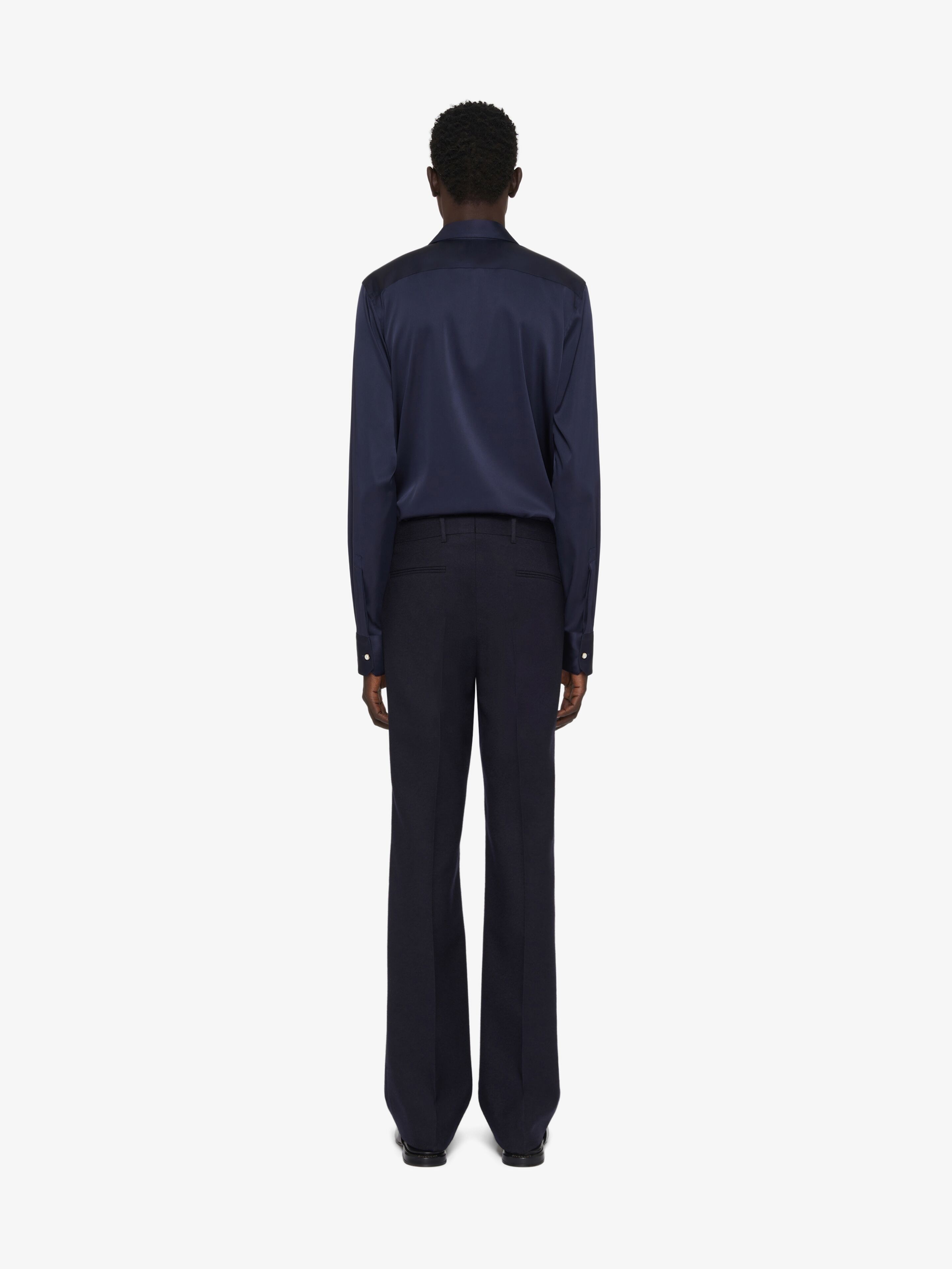 Givenchy oc11z0725 Shirt in Silk in Blue Size US S / EU 44-46 / 1 - 4 Thumbnail