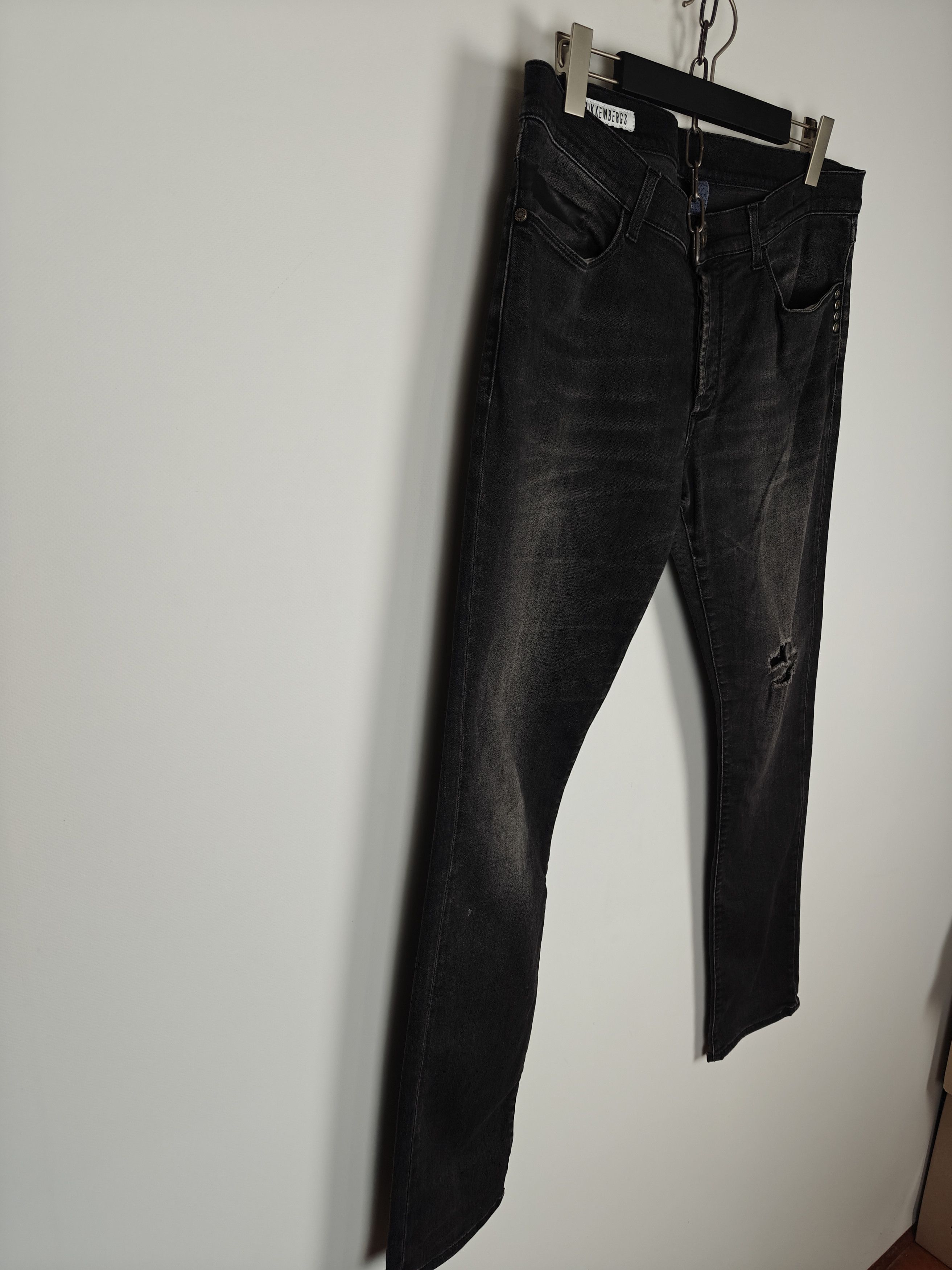 Dirk Bikkembergs Bikkembergs Denim Jeans Pants Gray Slim Fit size 36x33 Size US 36 / EU 52 - 12 Thumbnail