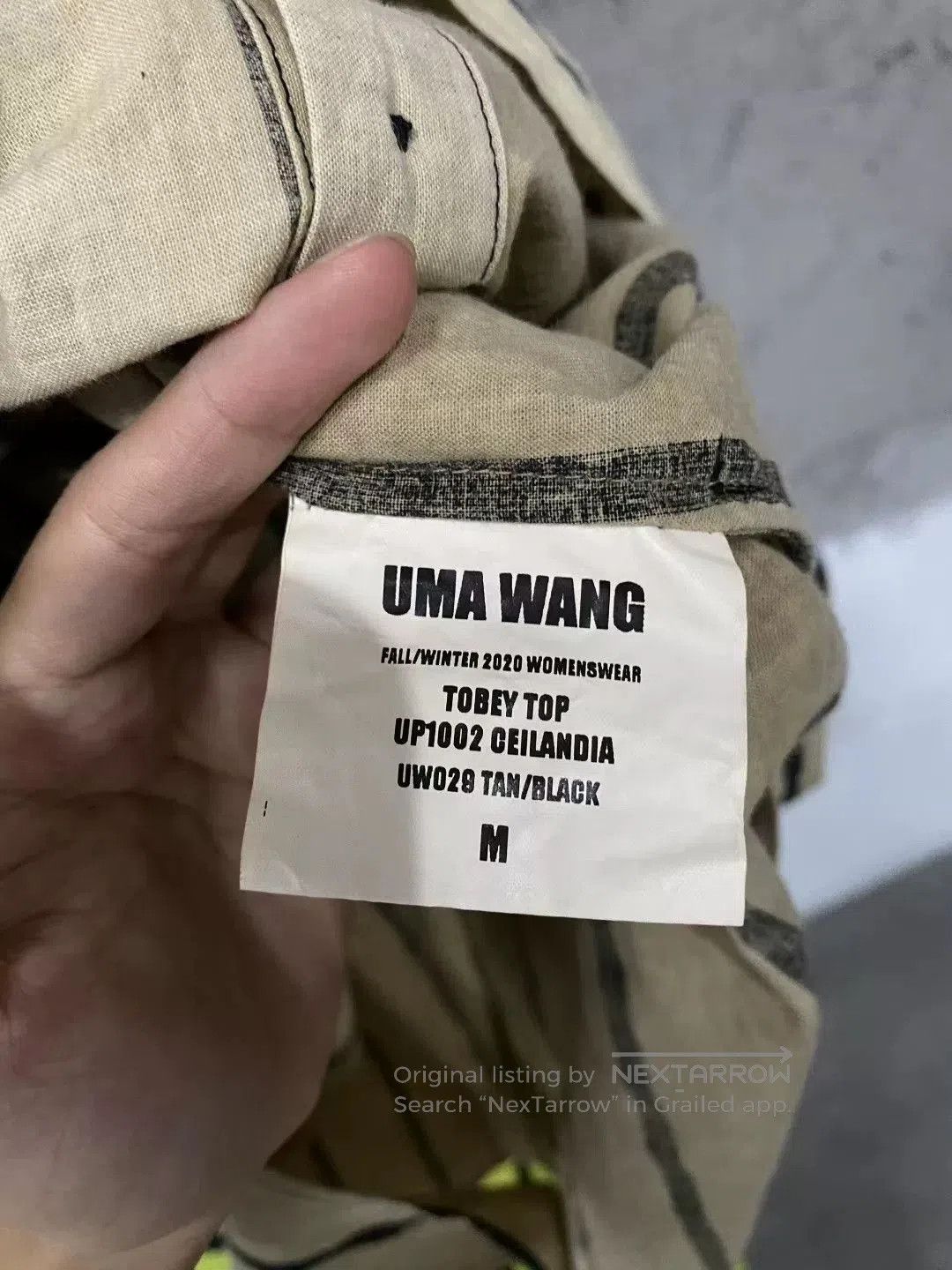Uma Wang Uma Wang Brown Vertical Stripe Oversized Shirt. Size M / US 6-8 / IT 42-44 - 7 Thumbnail