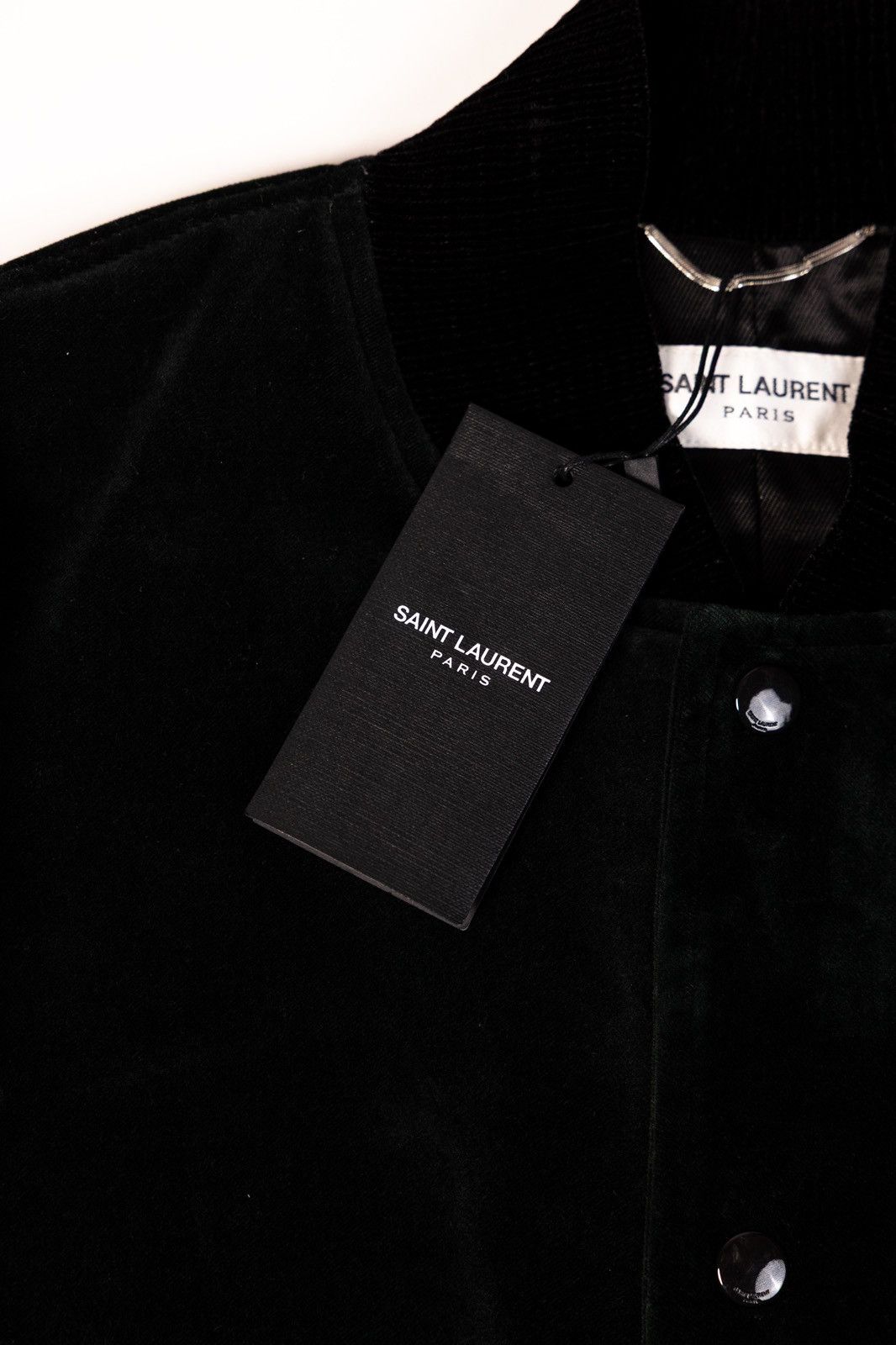 Saint Laurent Paris Saint Laurent Velour Bomber Jacket Size US S / EU 44-46 / 1 - 5 Thumbnail