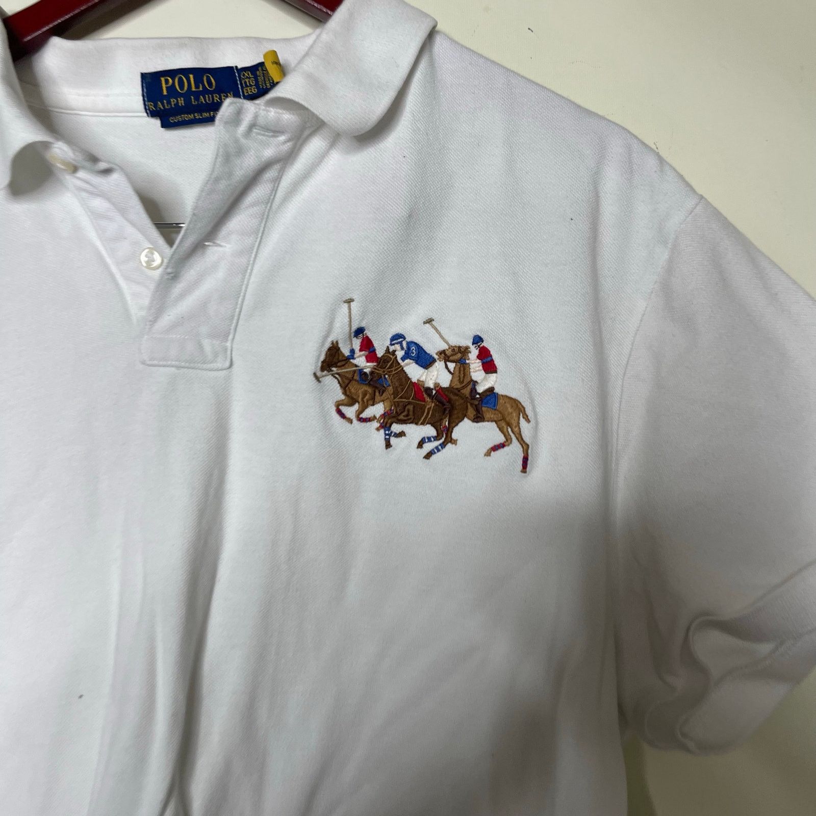 Polo Ralph Lauren Ralph Lauren Classic Fit Triple-Pony Mesh Polo Shirt sz XXL Size US XXL / EU 58 / 5 - 8 Thumbnail