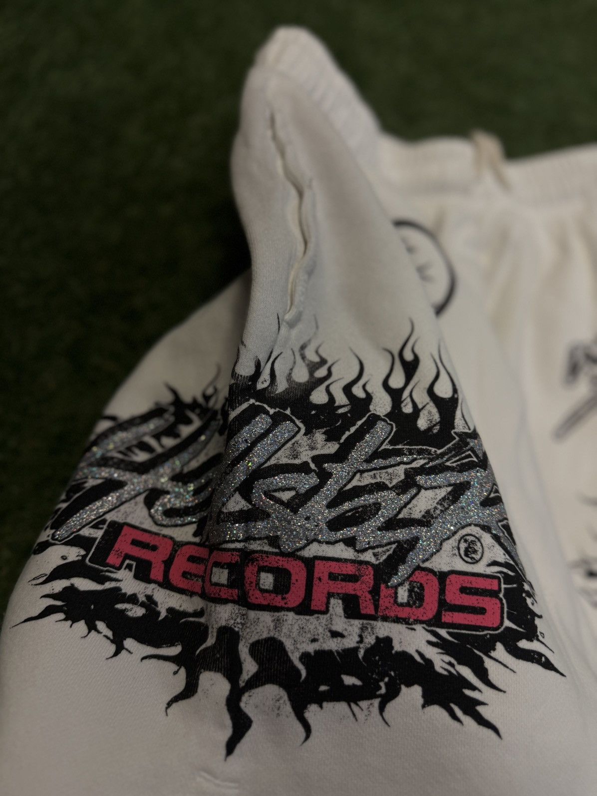 HELLSTAR Hellstar Records White Shorts Size Medium (NEW) Size US 30 / EU 46 - 5 Thumbnail