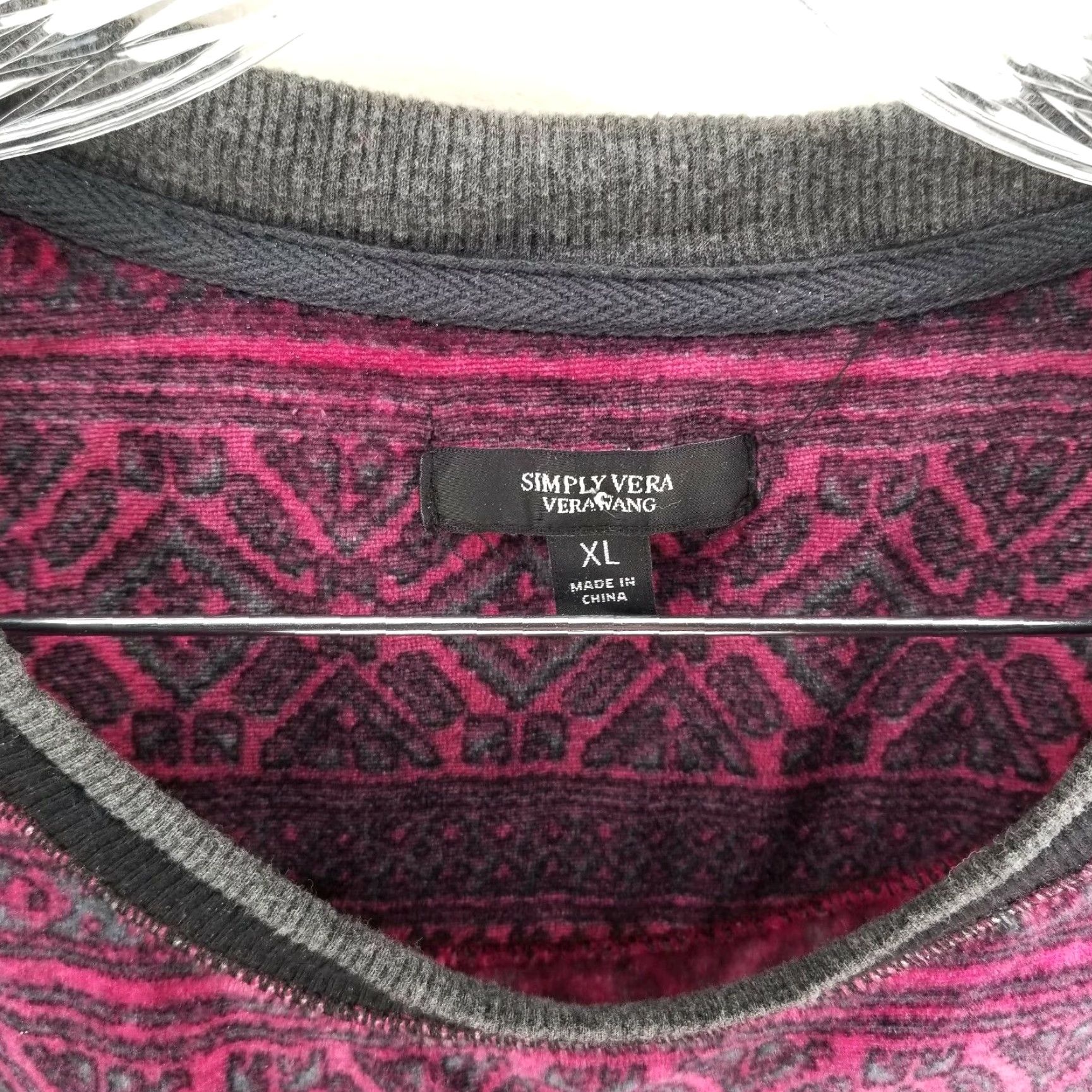 Vintage Vera Wang Super Soft Purple Long Sleeve Pullover Sweater Womens XL Size XL / US 12-14 / IT 48-50 - 4 Thumbnail
