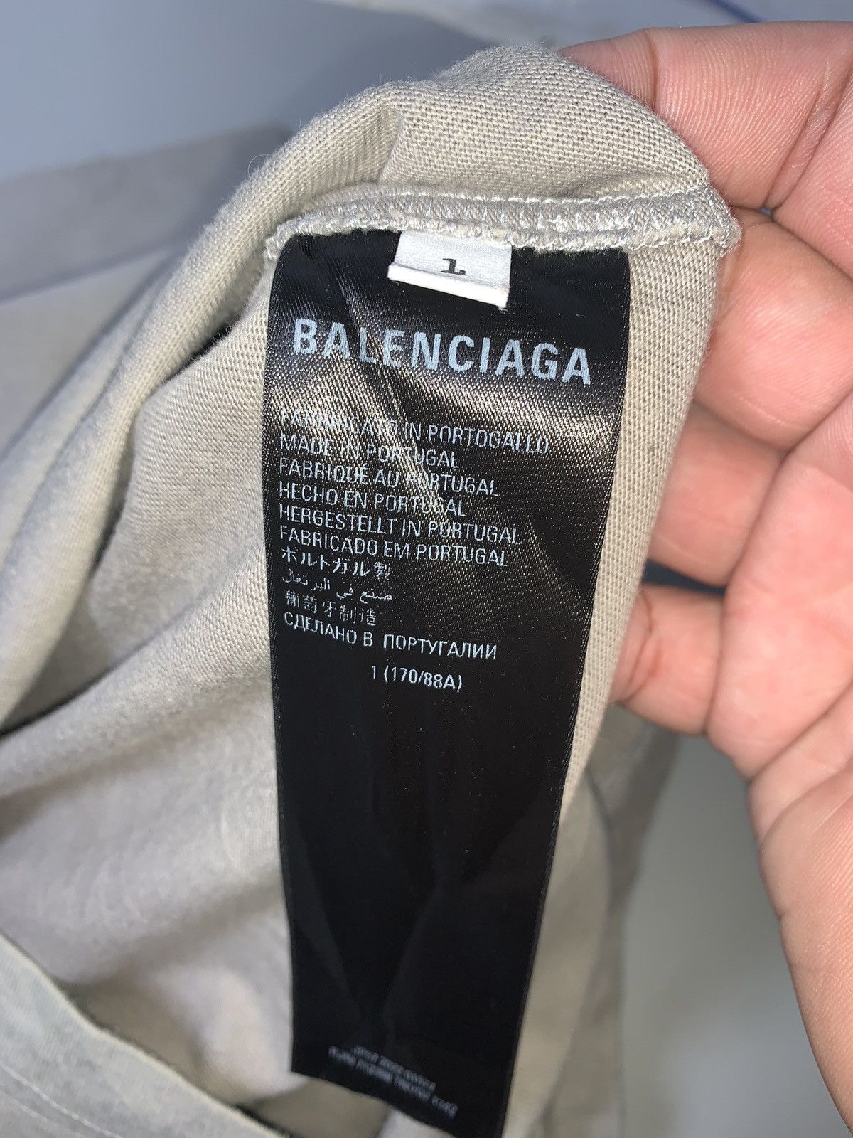 Balenciaga Balenciaga Archives Logo Shirt Size US L / EU 52-54 / 3 - 9 Thumbnail