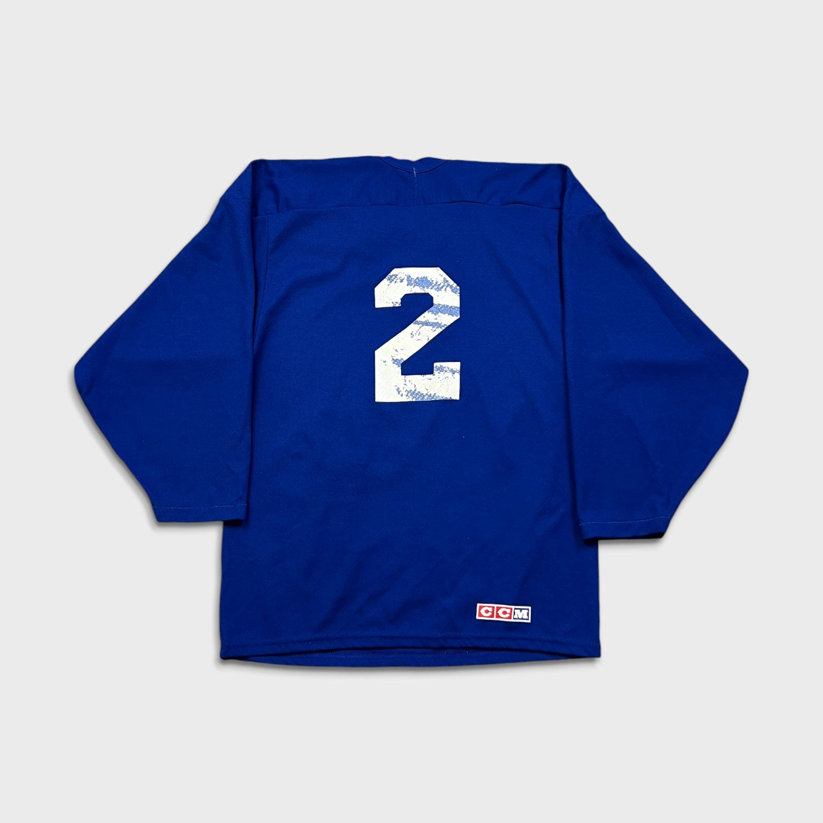 Ccm × NHL × Vintage 90s CCM New York Rangers Hockey Jersey Small Knit Sewn NHL Size US S / EU 44-46 / 1 - 6 Thumbnail