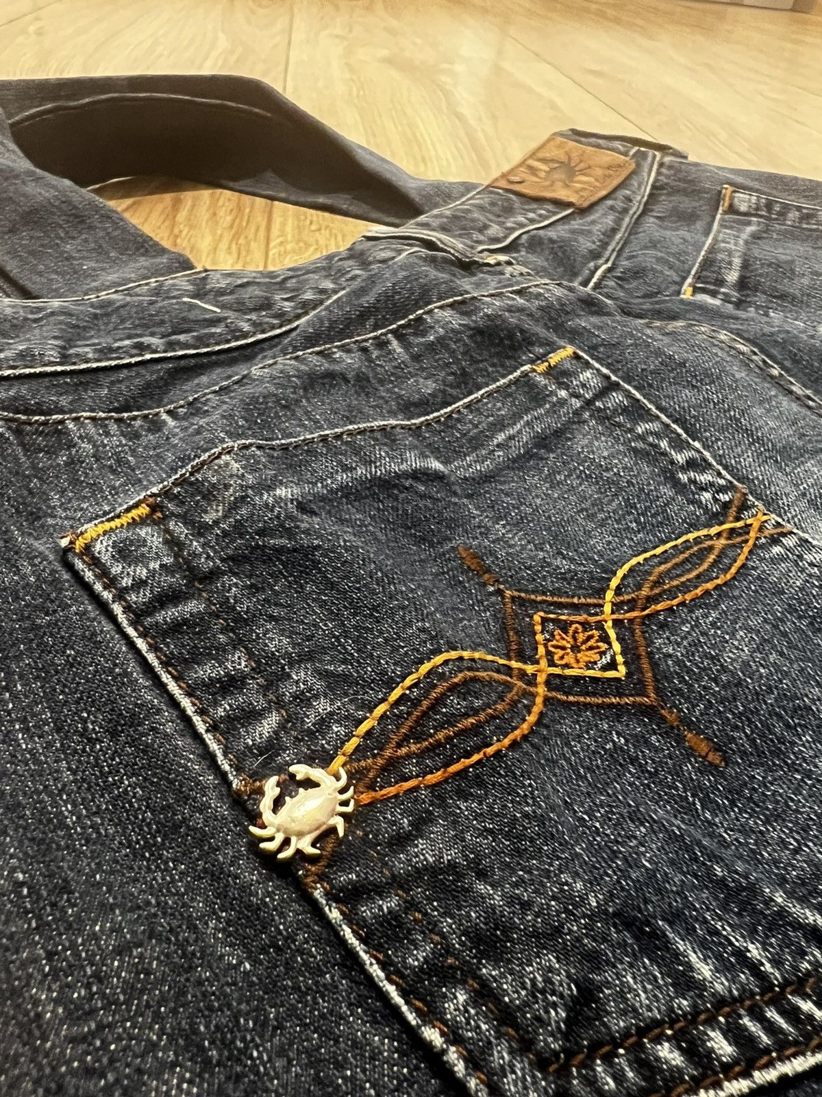 Japanese Brand × Vintage Shoppers Bag Jeans Vintage Japanese Handmade Size ONE SIZE - 6 Thumbnail