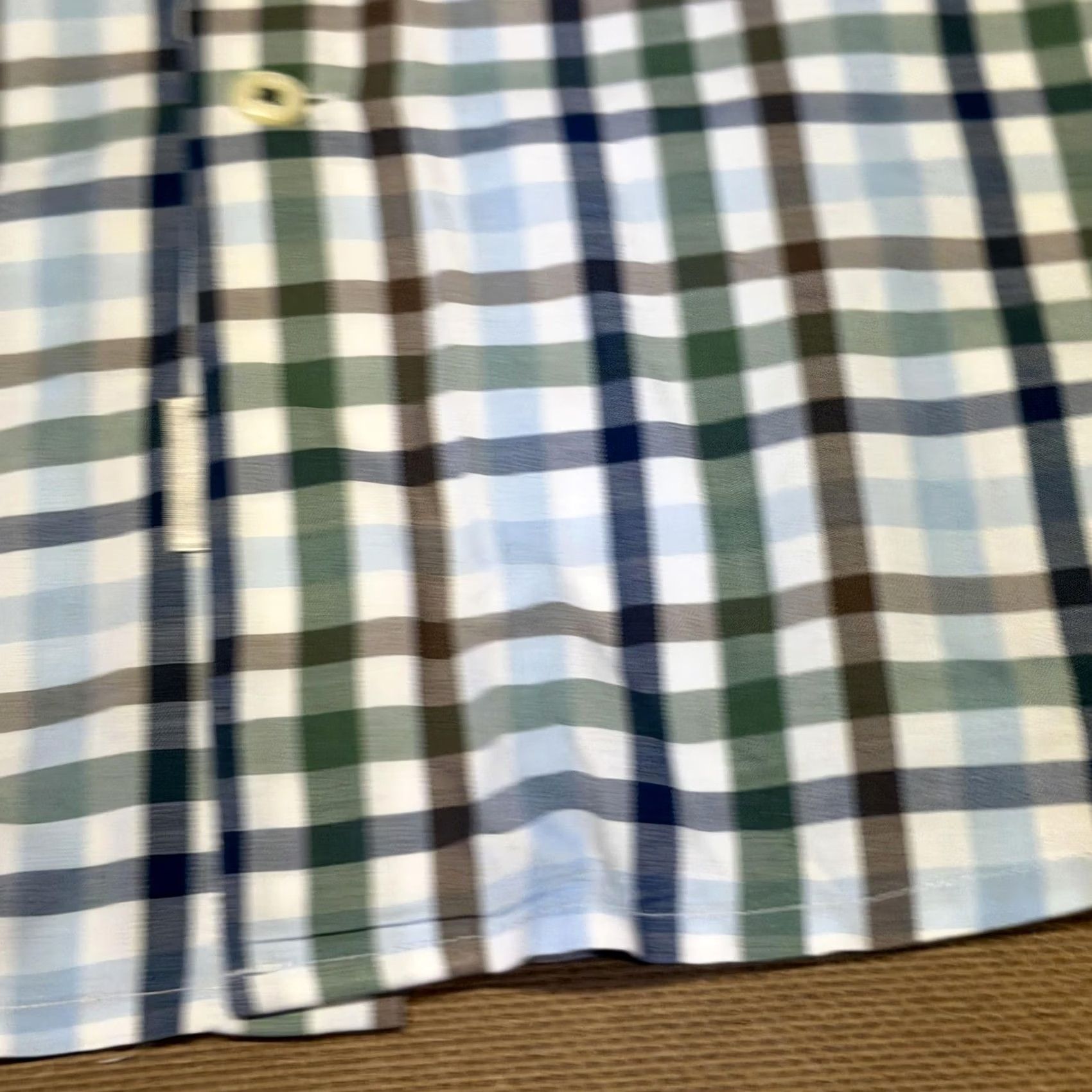 Peter Millar Peter Millar Shirt Mens Large Multicolor Plaid Cotton Button Up Long Sleeve Size US L / EU 52-54 / 3 - 5 Thumbnail