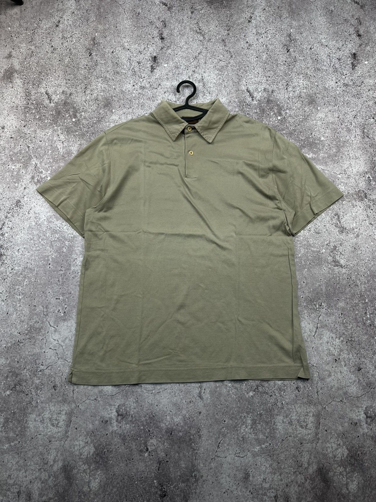 Moncler MONCLER Vintage Luxury Polo Old Money Basic Beige 90s Size US XL / EU 56 / 4 - 1 Thumbnail