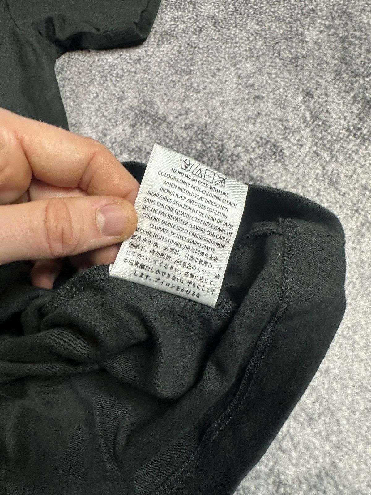 Fear of God Fear Of God Essentials Big Back Logo Black T-shirt Rare Usa Size US XL / EU 56 / 4 - 8 Thumbnail