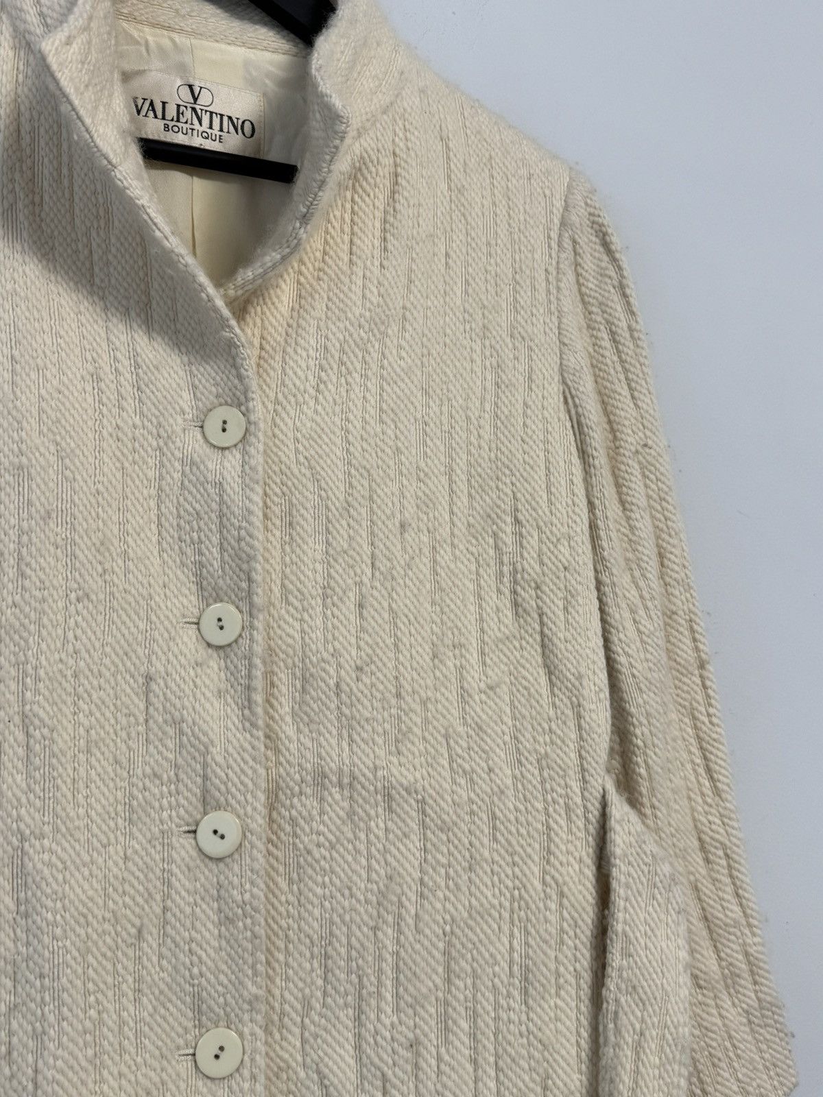 Valentino × Vintage Valentino Boutique Vintage Wool Jacket Y2K Size M / US 6-8 / IT 42-44 - 7 Thumbnail