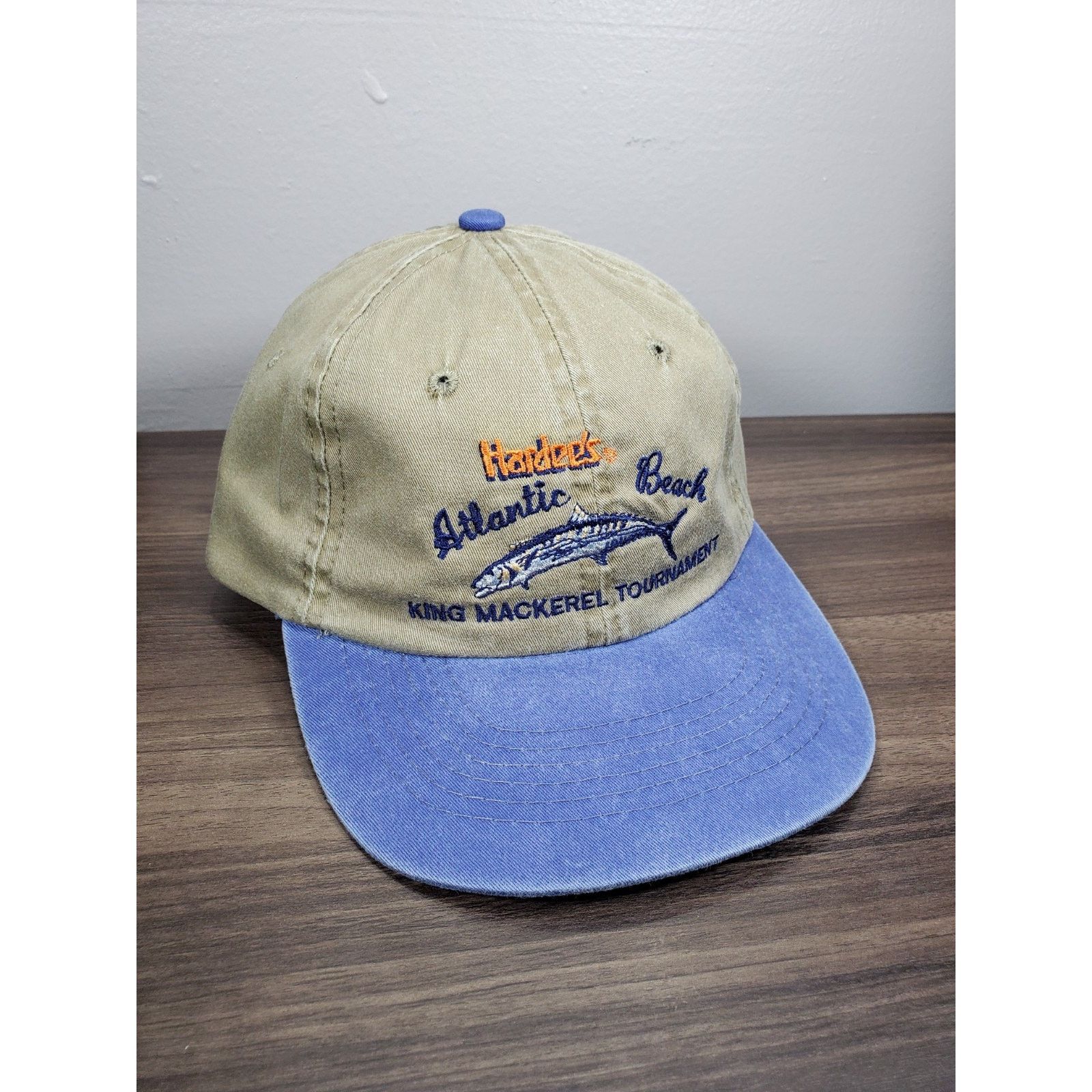 Vintage Hardee’s Atlantic Beach Mackerel Tournament Snapback Hat Cap Size ONE SIZE - 8 Thumbnail