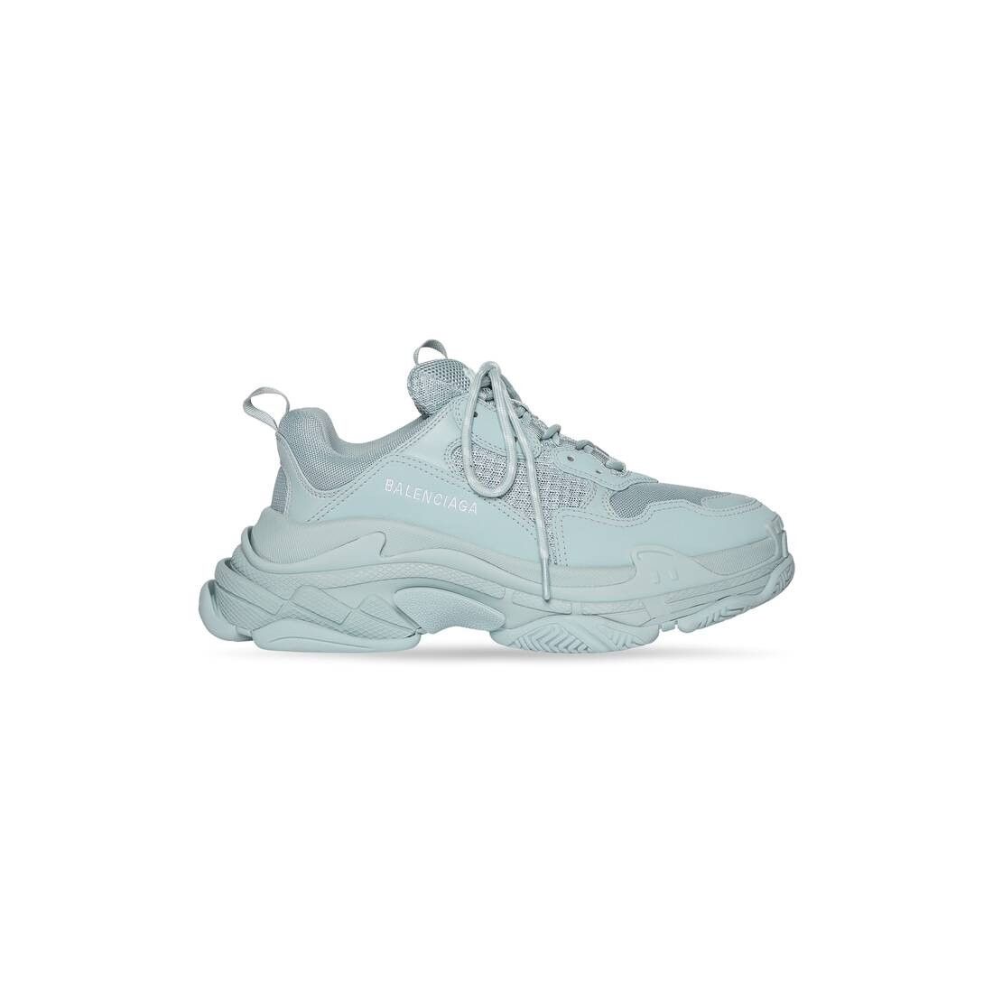 Balenciaga o1bcso1str1224 Triple S Sneakers in Blue Size US 4 / IT 34 - 1 Thumbnail