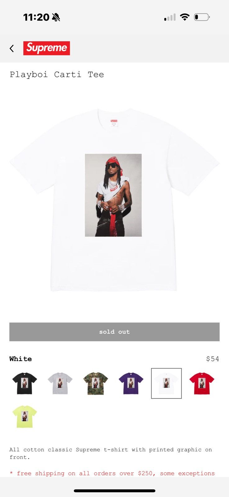 Supreme Supreme Playboi Carti Photo T Shirt White XL Size US XL / EU 56 / 4 - 1 Thumbnail