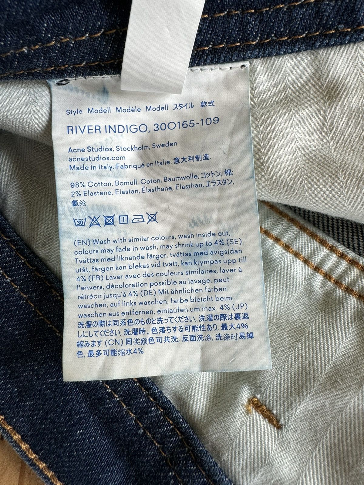 Acne Studios Acne Studios Bla Const denim 32/32 Size US 32 / EU 48 - 11 Thumbnail