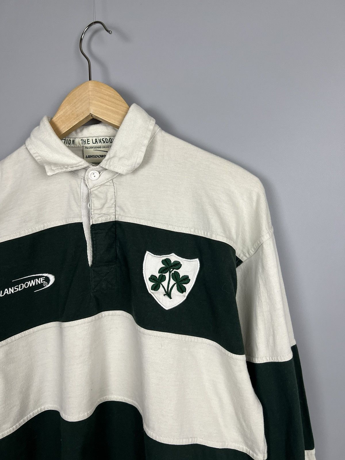 Toffs Vintage 90’s Lansdowne Ireland Rugby Long Sleeve Jersey Size US L / EU 52-54 / 3 - 2 Thumbnail