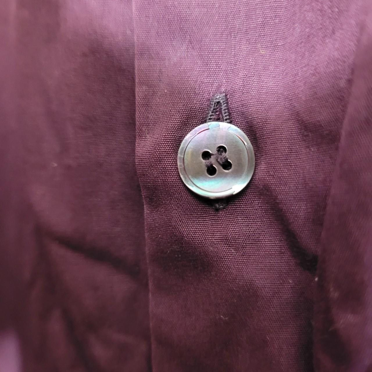 Helmut Lang Early 00's plum button up Size US L / EU 52-54 / 3 - 2 Thumbnail