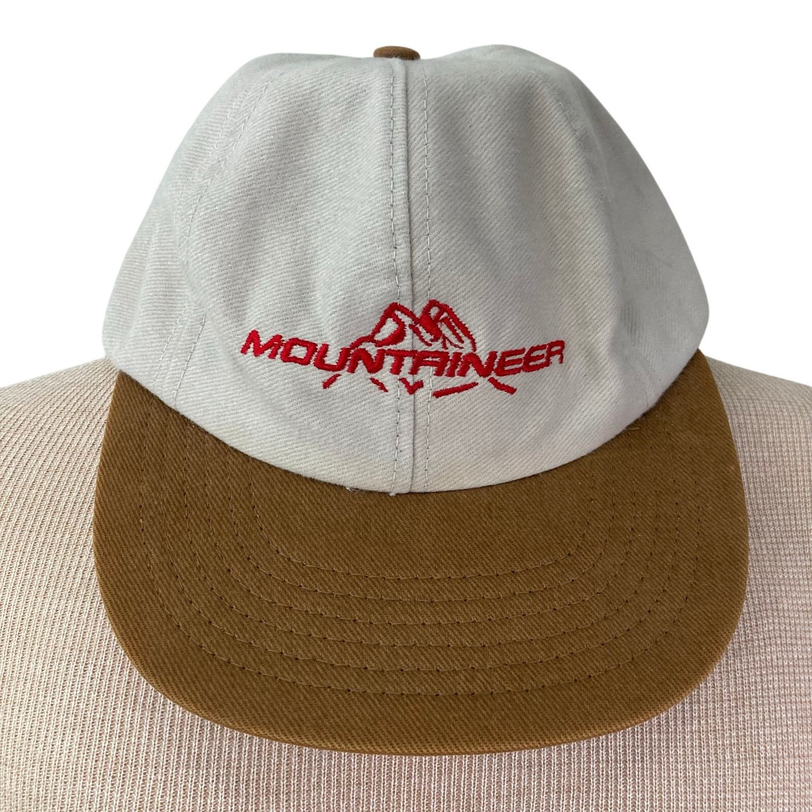 Vintage Vintage Mountaineer Race Track Resort Snapback Hat Brown Size ONE SIZE - 1 Thumbnail