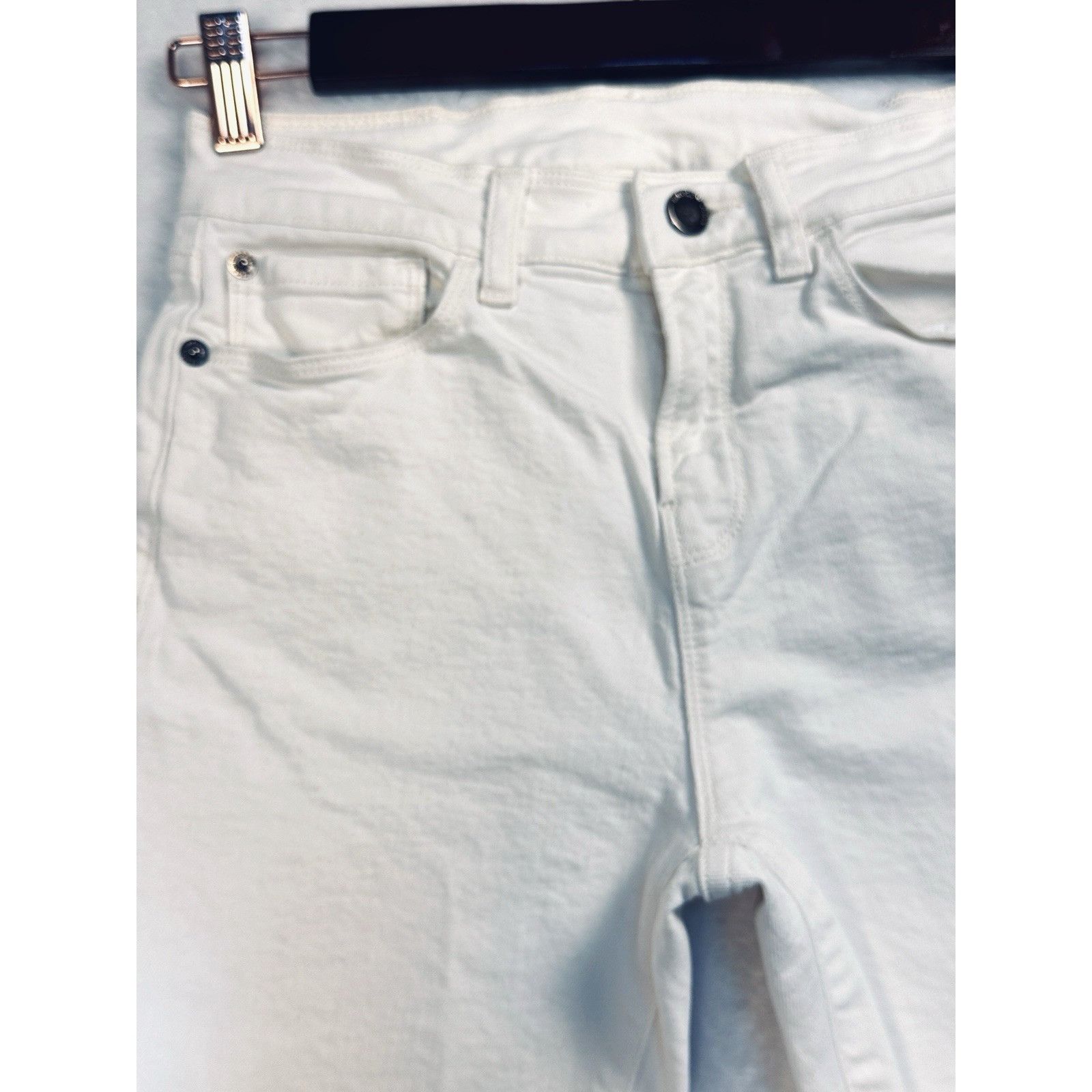 Emporio Armani Emporio Armani White Skinny Jeans Sz 25 Stretch Denim Slim Size 25" / US 0 / IT 36 - 6 Thumbnail