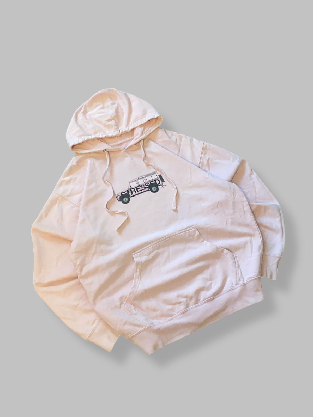 Anti Social Social Club 🔥 ASSC STRESSED HOODIE LAND ROVER DRIP REAL INTROVERT ENERGY Size US L / EU 52-54 / 3 - 4 Thumbnail