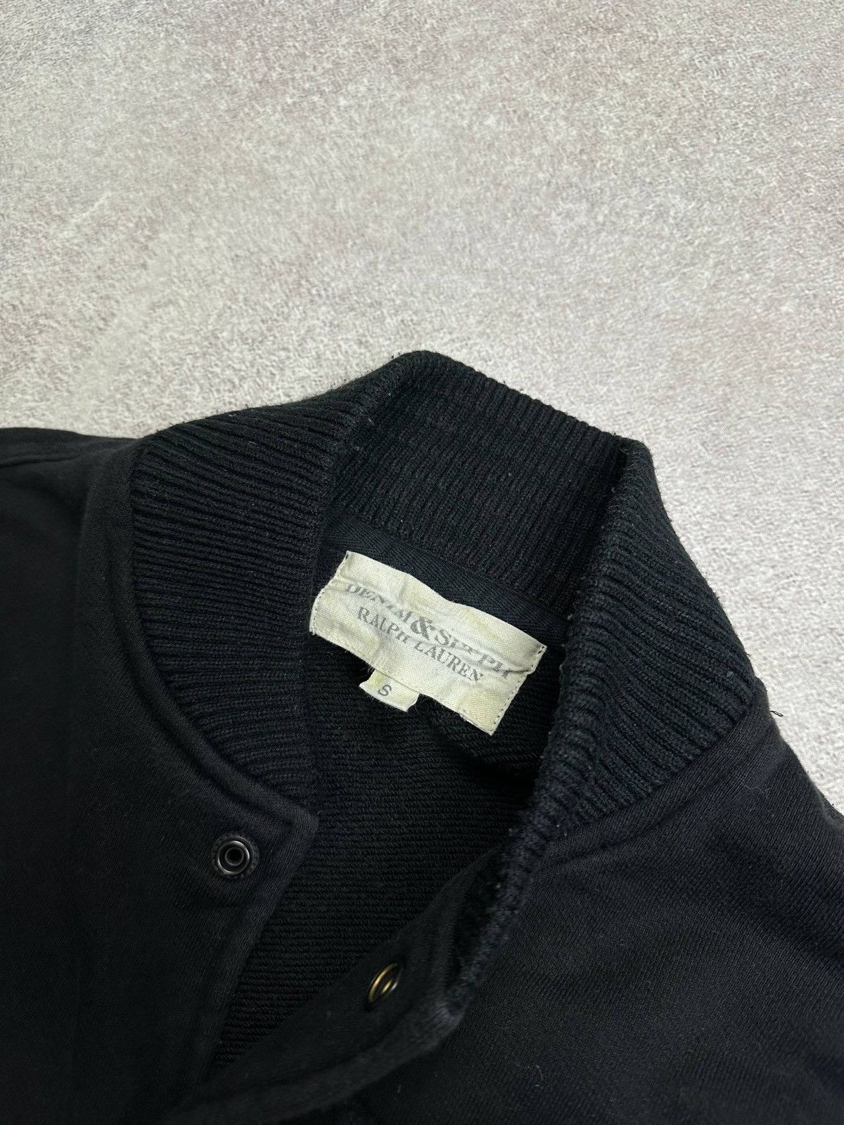 Polo Ralph Lauren Vintage Polo Ralph Lauren Denim Supply Black Bomber Jacket S Size US S / EU 44-46 / 1 - 3 Thumbnail