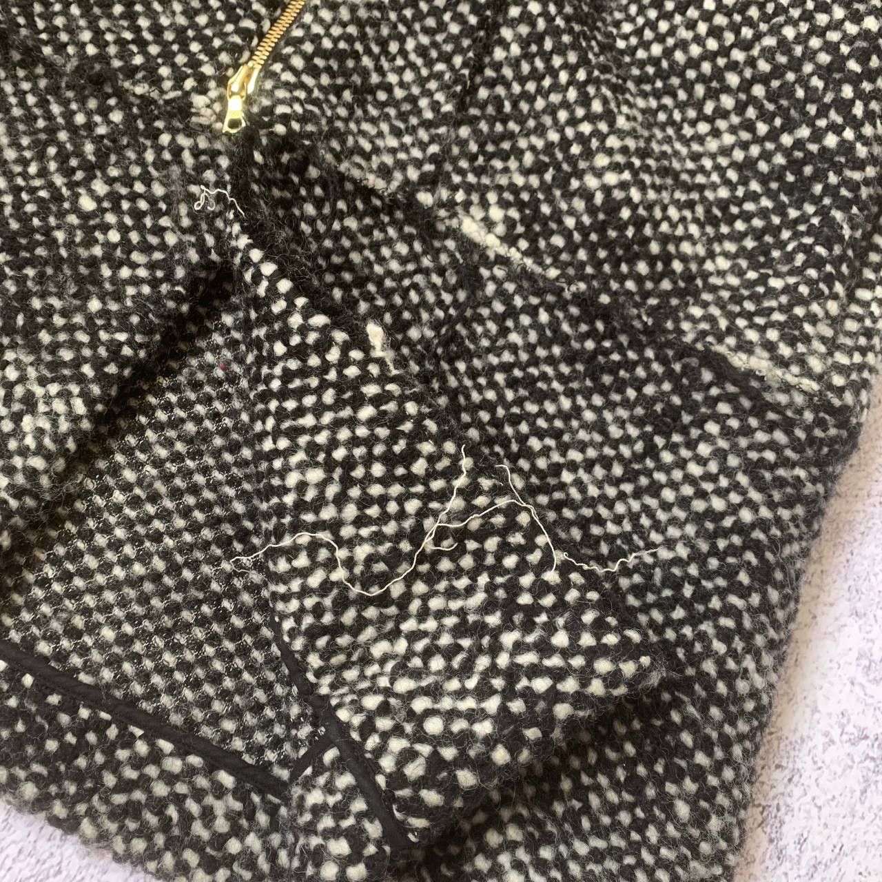 Marni Sz 38 Marni Women’s Tweed Knit Hooded Coat Size S / US 4 / IT 40 - 13 Thumbnail