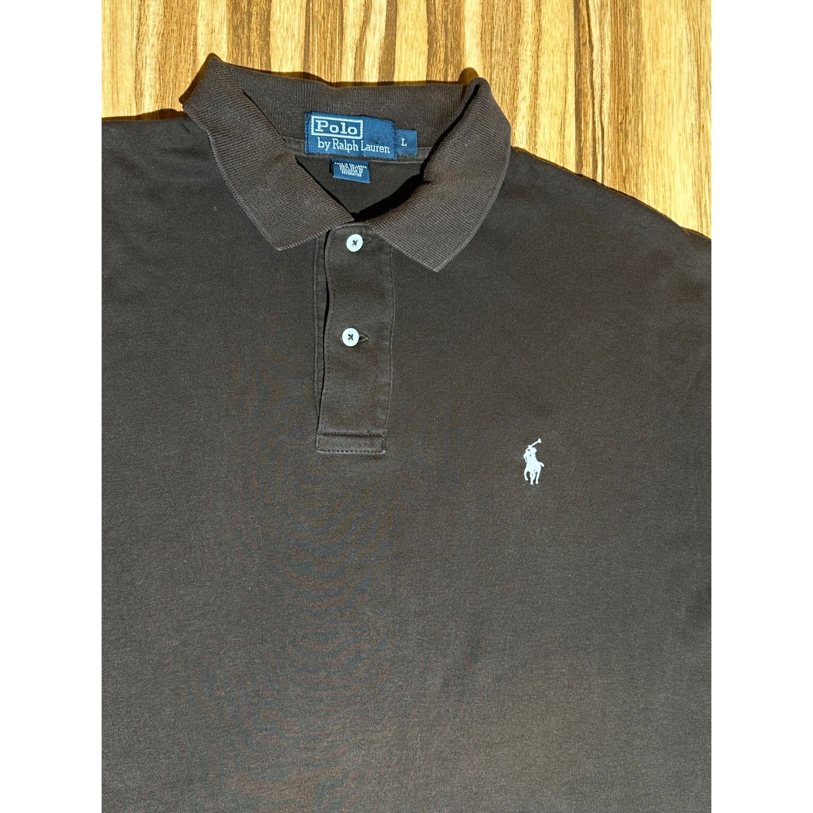 Ralph Lauren Brown polo By Ralph Lauren Polo Shirt Size Large Size US L / EU 52-54 / 3 - 5 Thumbnail