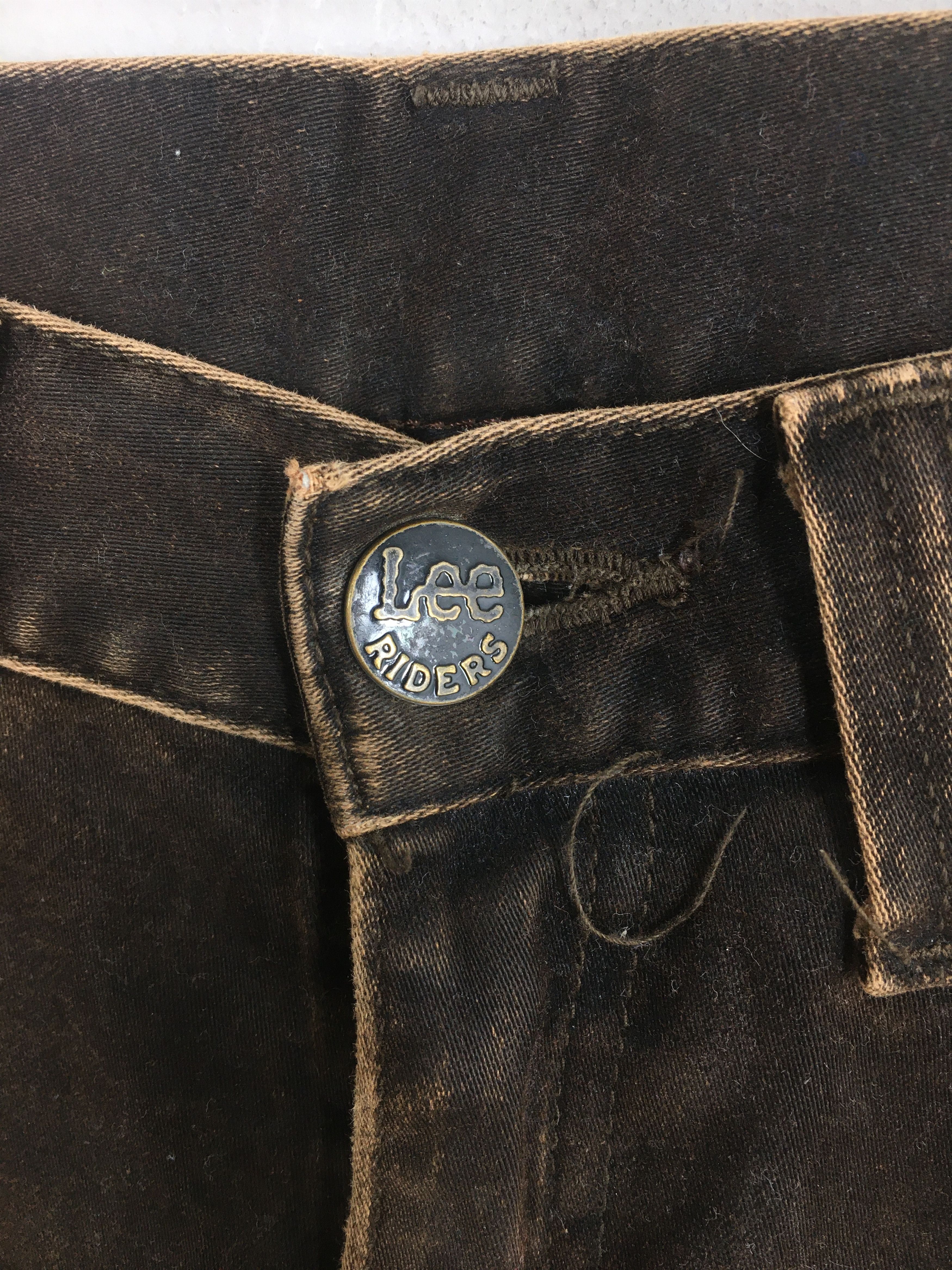 Lee Size 30x29 Vintage Lee Cowboy Wax Brown Flared Jeans S681 Size US 30 / EU 46 - 5 Thumbnail