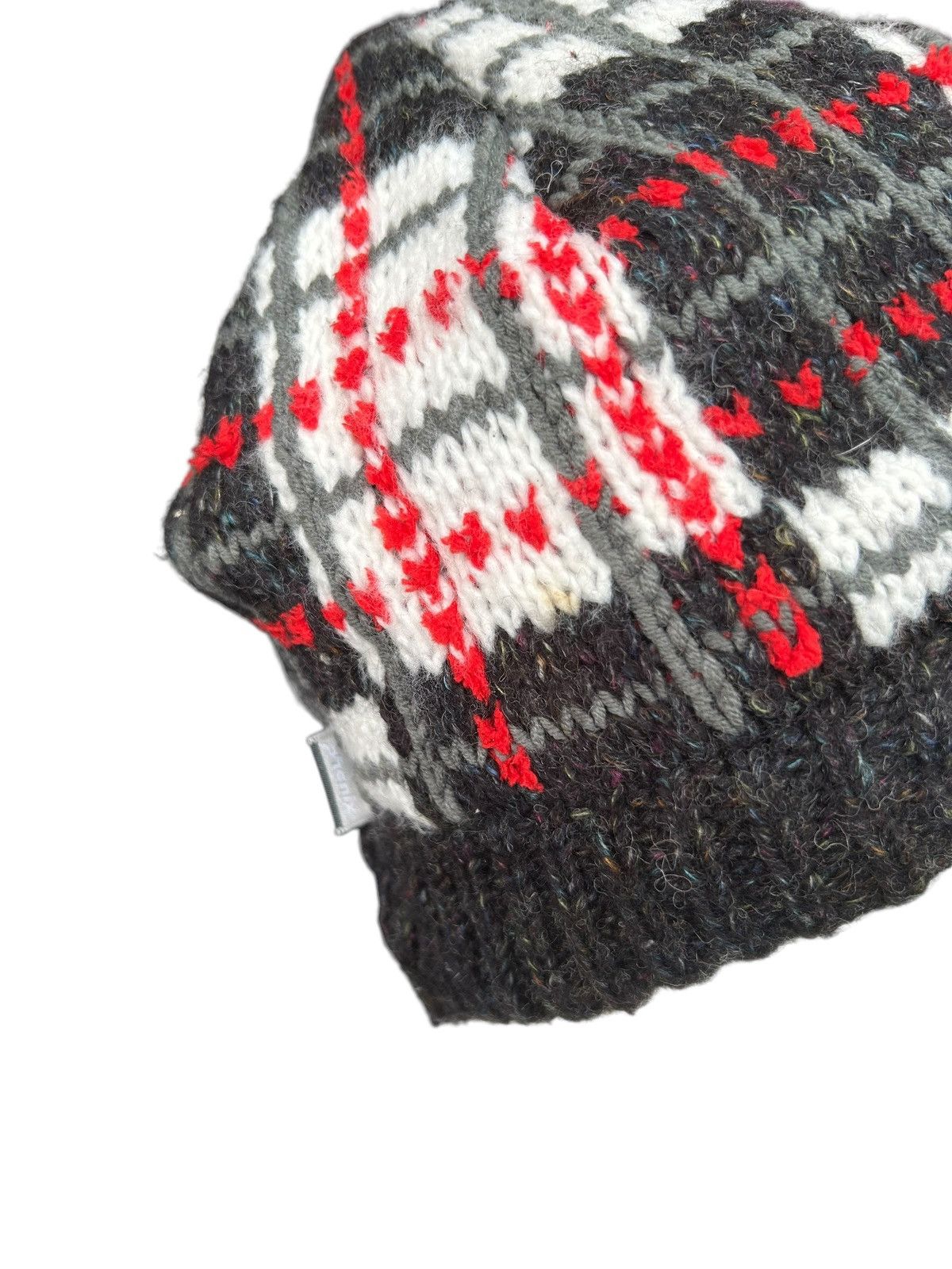 Japanese Brand × Kapital × Vintage Japanese Brand Knitt Rare Design Hats 🎌☠️☠️ Size ONE SIZE - 4 Thumbnail
