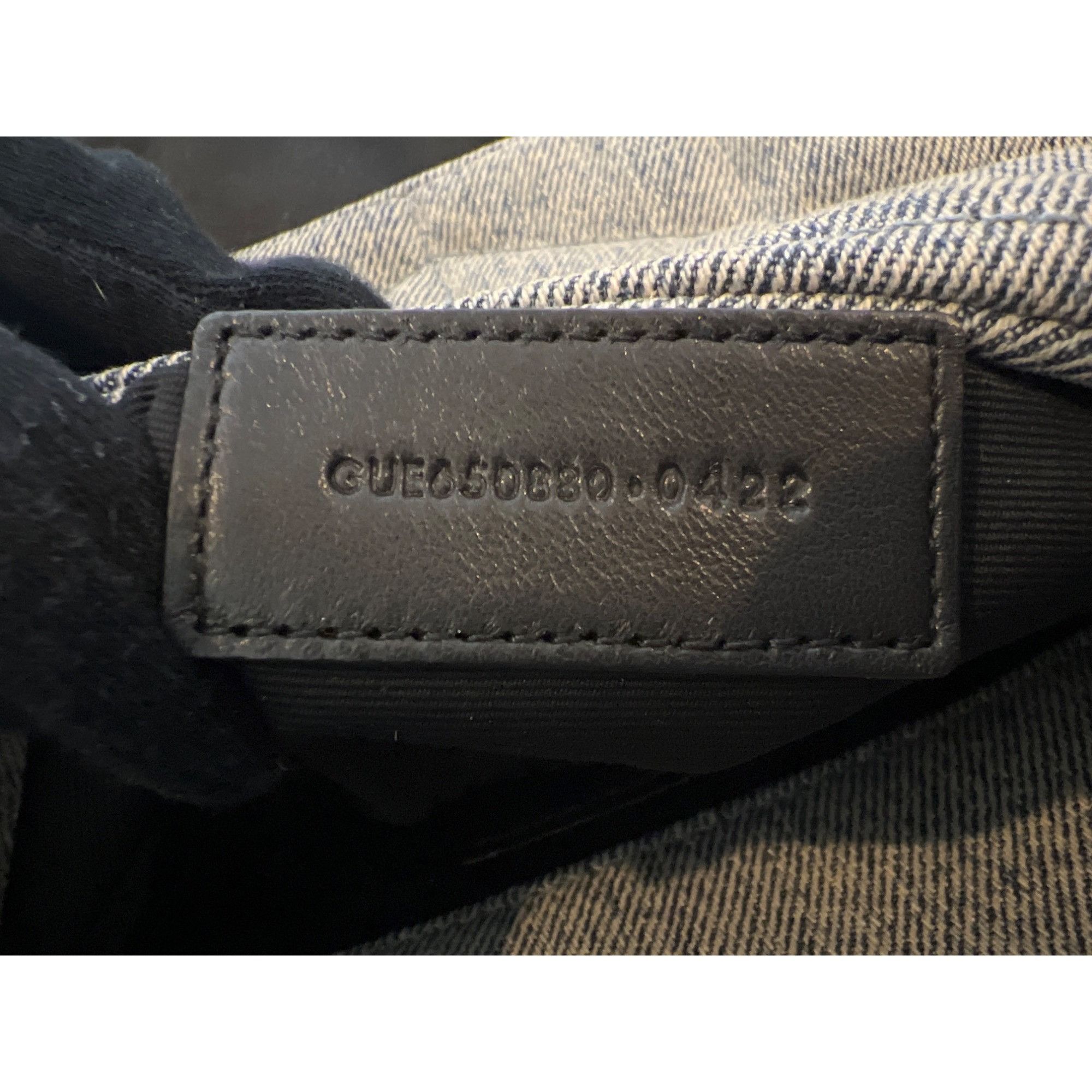 Saint Laurent Paris Saint Laurent Loulou Small Puffer Denim Pouch Clutch Size ONE SIZE - 7 Thumbnail