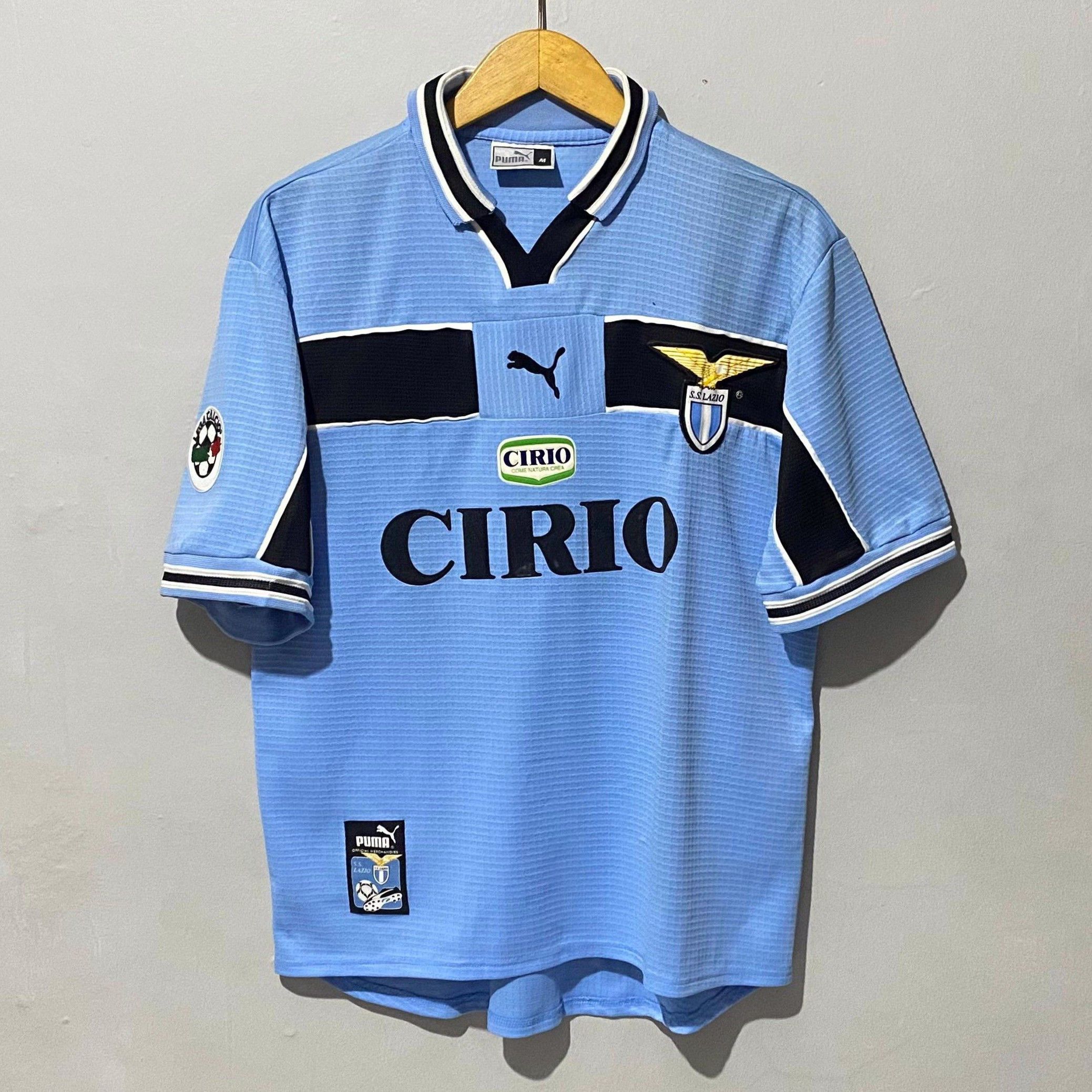 Puma Lazio 1998-2000 Home Jersey Pavel Nedved Size US M / EU 48-50 / 2 - 1 Thumbnail
