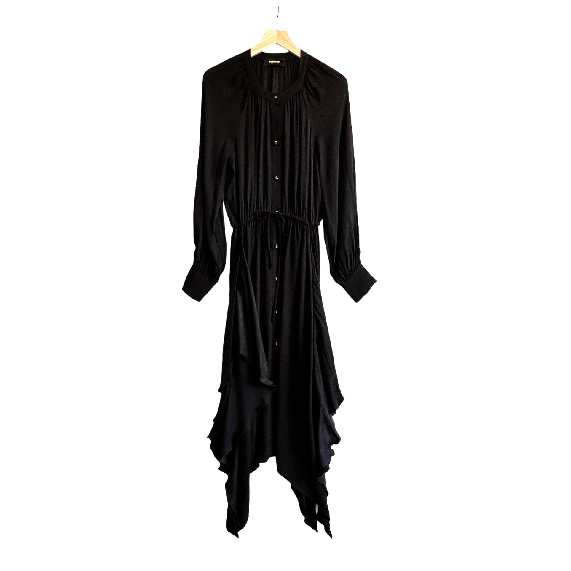 image of Rachel Comey Black Piquant Midi/maxi Dress, Size 4, Women's