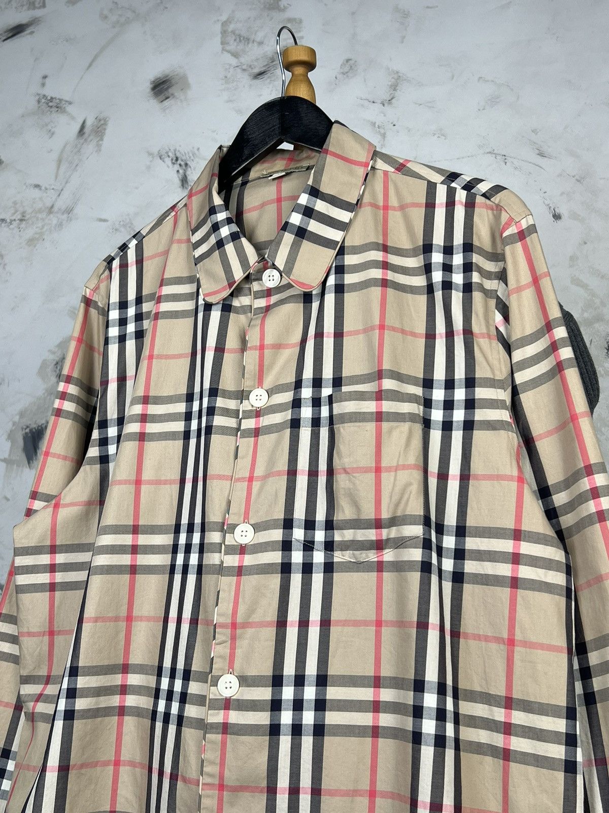 Burberry Burberry Body Nova Check Button Up Shirt Size XL Size US XL / EU 56 / 4 - 2 Thumbnail