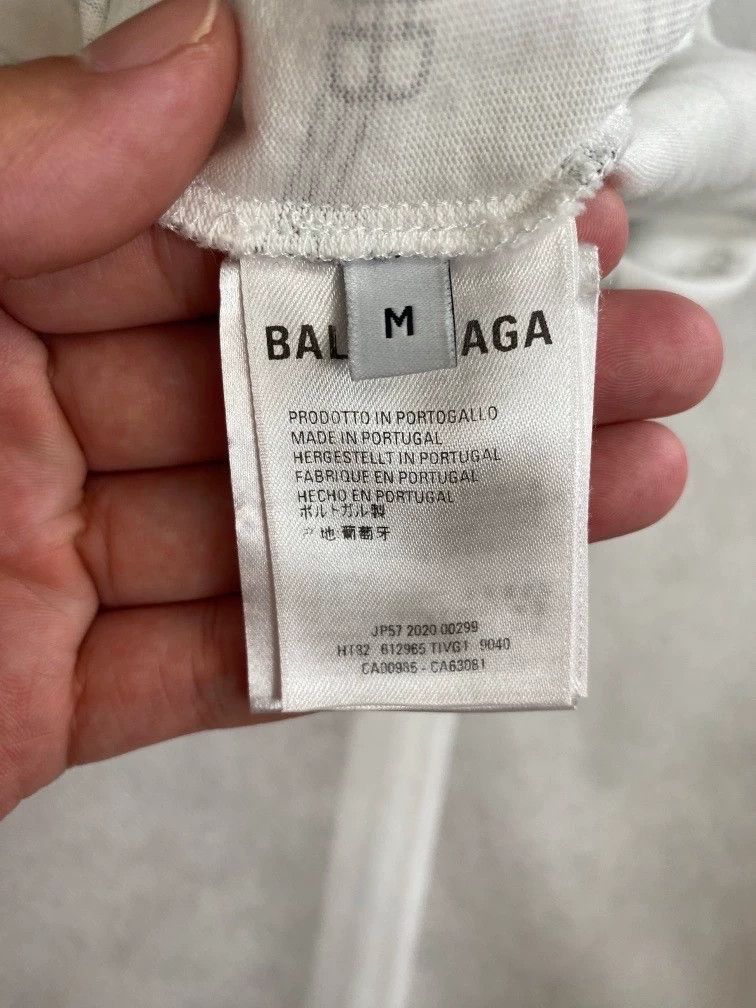 Balenciaga Balenciaga Short sleeve with white lock and full printed l Size US M / EU 48-50 / 2 - 5 Thumbnail