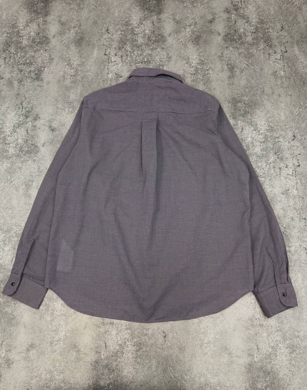 Kenzo Kenzo Men Cotton Shirt Check Purple Size M Size US M / EU 48-50 / 2 - 7 Thumbnail